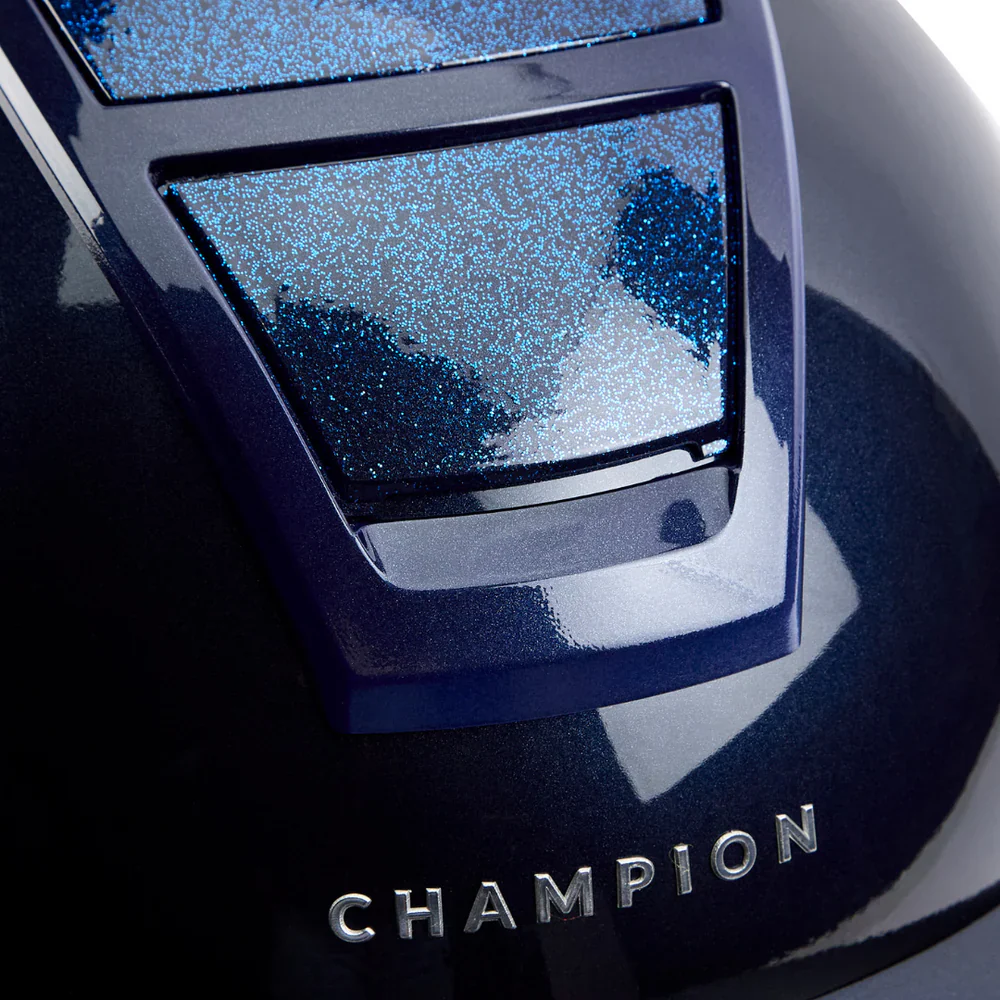 Champion Insight Glitter Oval Standard Peak Riding Hat - Image 12