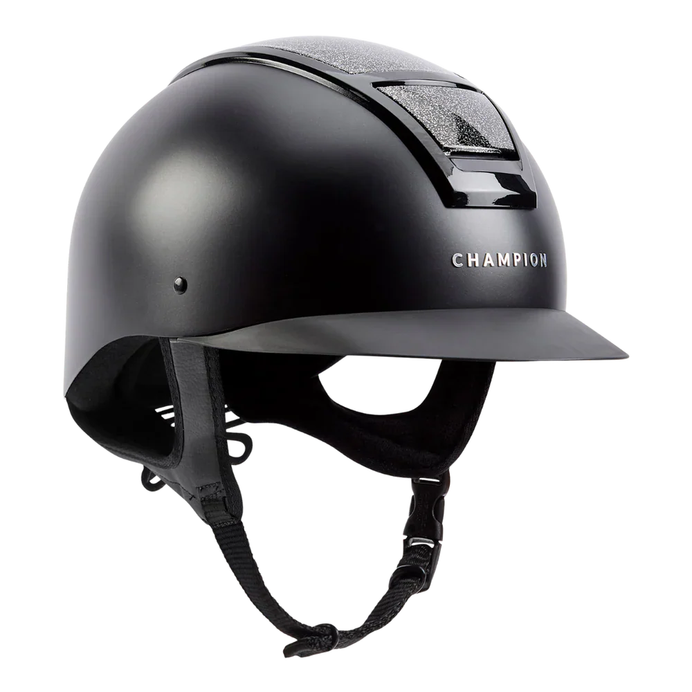Champion Insight Glitter Oval Standard Peak Riding Hat - Image 2