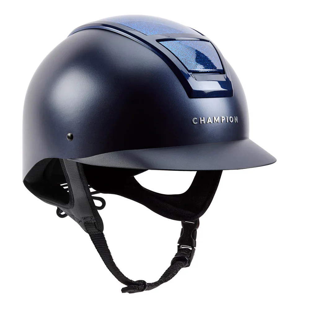 Champion Insight Glitter Oval Standard Peak Riding Hat - Image 4