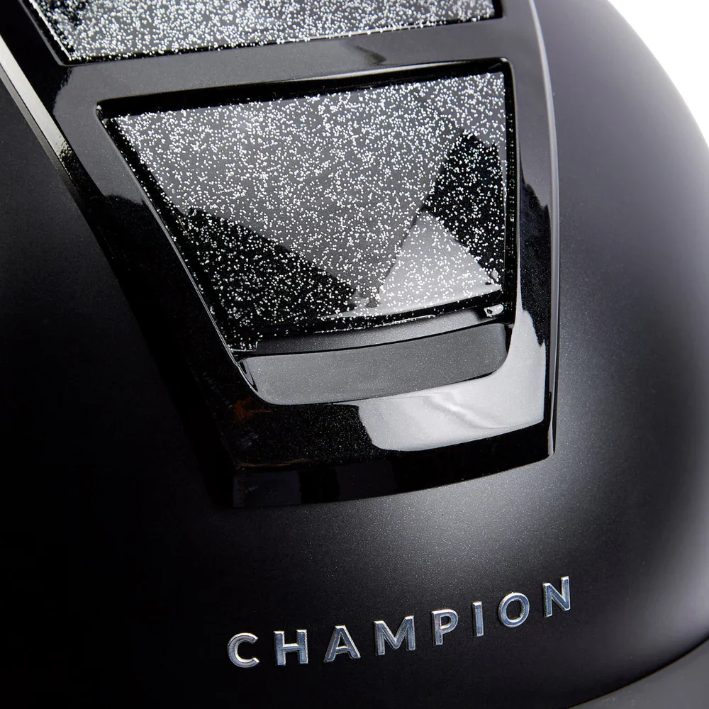 Champion Insight Glitter Oval Standard Peak Riding Hat - Image 9