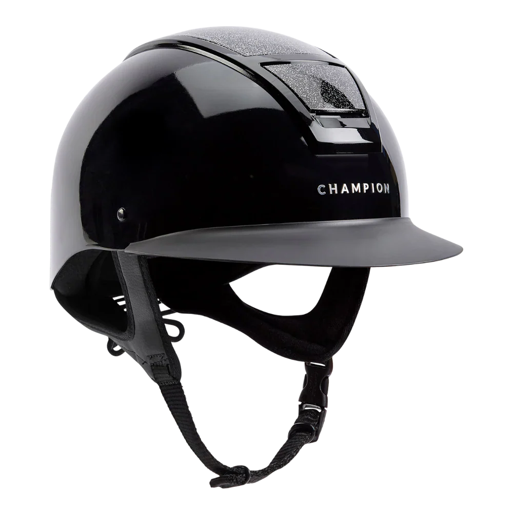 Champion Insight Glitter Round Wide Peak Riding Hat