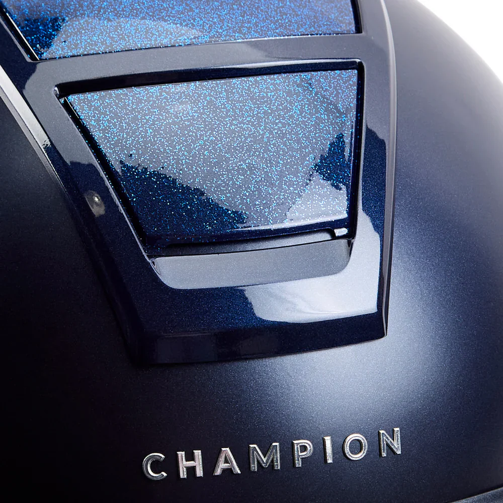 Champion Insight Glitter Round Wide Peak Riding Hat - Image 16