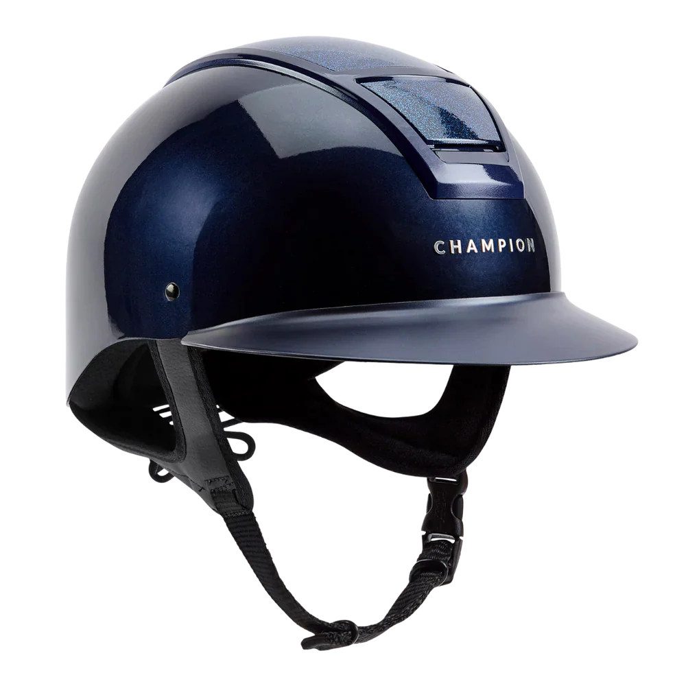 Champion Insight Glitter Round Wide Peak Riding Hat - Image 3