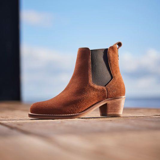 Chatham Ladies Barbury Mid Heel Chalsea Boots - Image 9