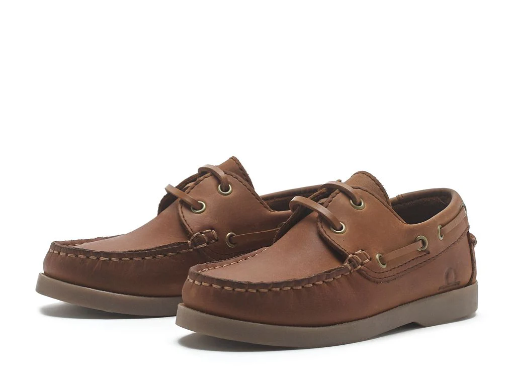 Chatham Henry Kids Nubuck Boat Shoes - Image 3