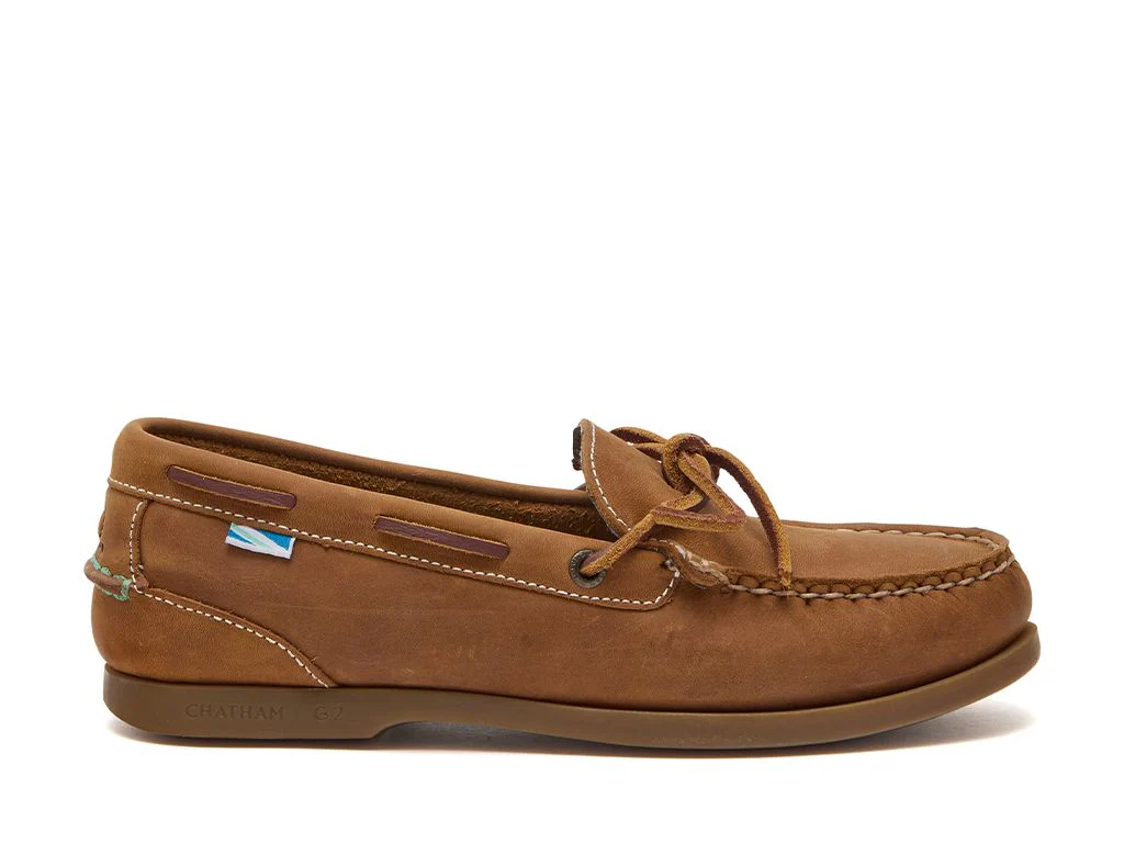 Chatham Ladies Olivia G2 Premium Nubuck Slip On Deck Shoes