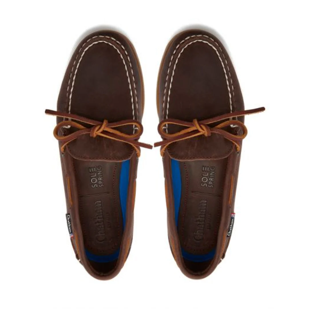 Chatham Ladies Olivia G2 Premium Nubuck Slip On Deck Shoes - Image 11