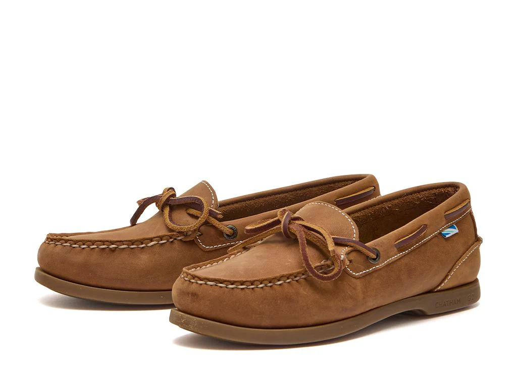 Chatham Ladies Olivia G2 Premium Nubuck Slip On Deck Shoes - Image 4