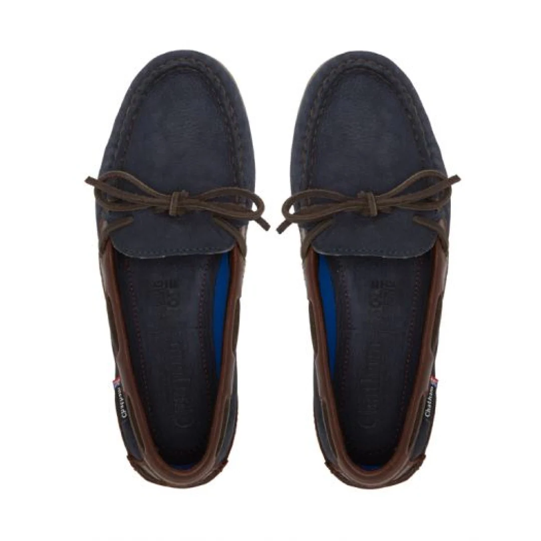 Chatham Ladies Olivia G2 Premium Nubuck Slip On Deck Shoes - Image 7