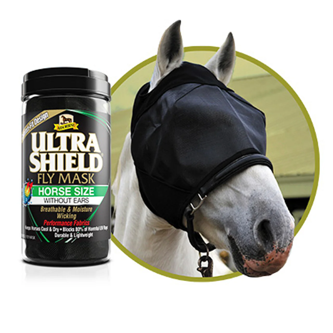 Absorbine UltraShield Fly Mask without Ears - Image 4