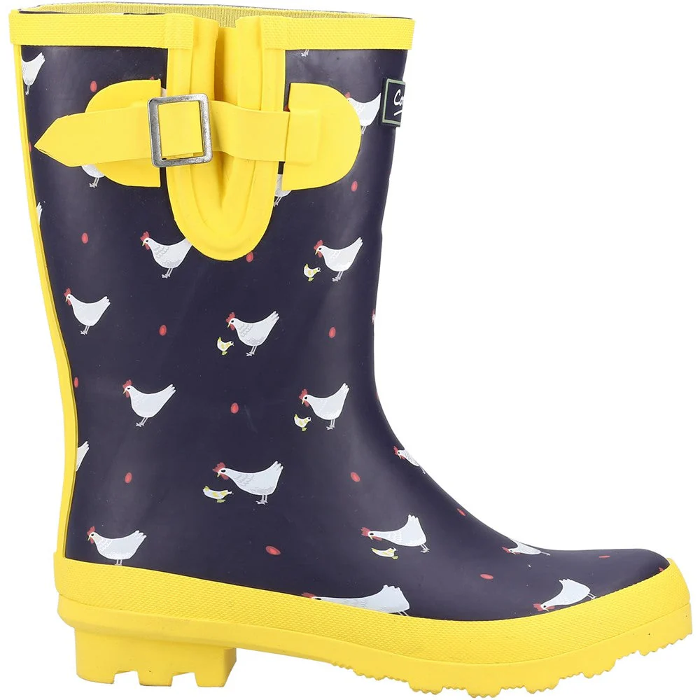 Cotswold Farmyard Women Mid Wellington Boots - Image 4