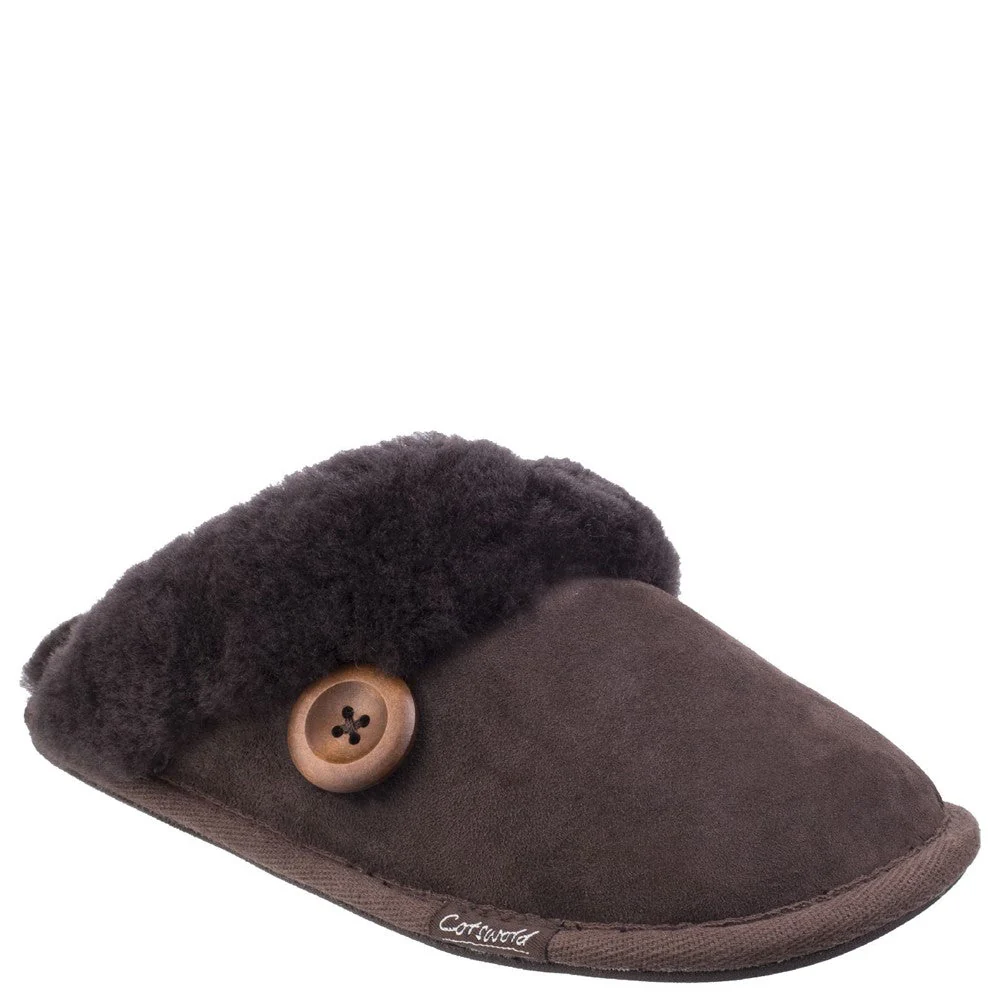 Cotswold Women Lechlade Sheepskin Mule Slipper - Image 12