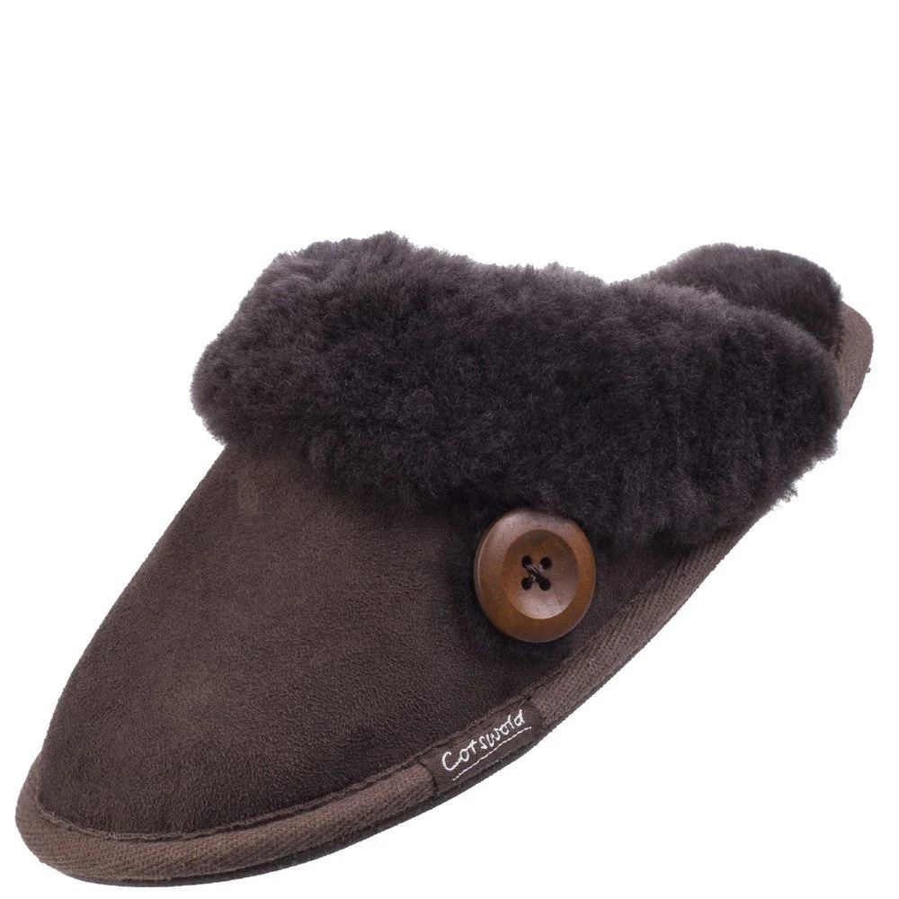 Cotswold Women Lechlade Sheepskin Mule Slipper - Image 17