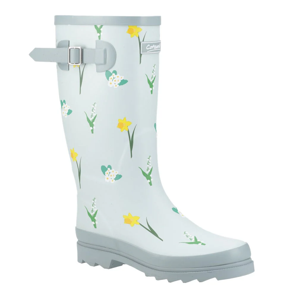 Cotswold Women Wildflower Tall Wellingtons - Image 16