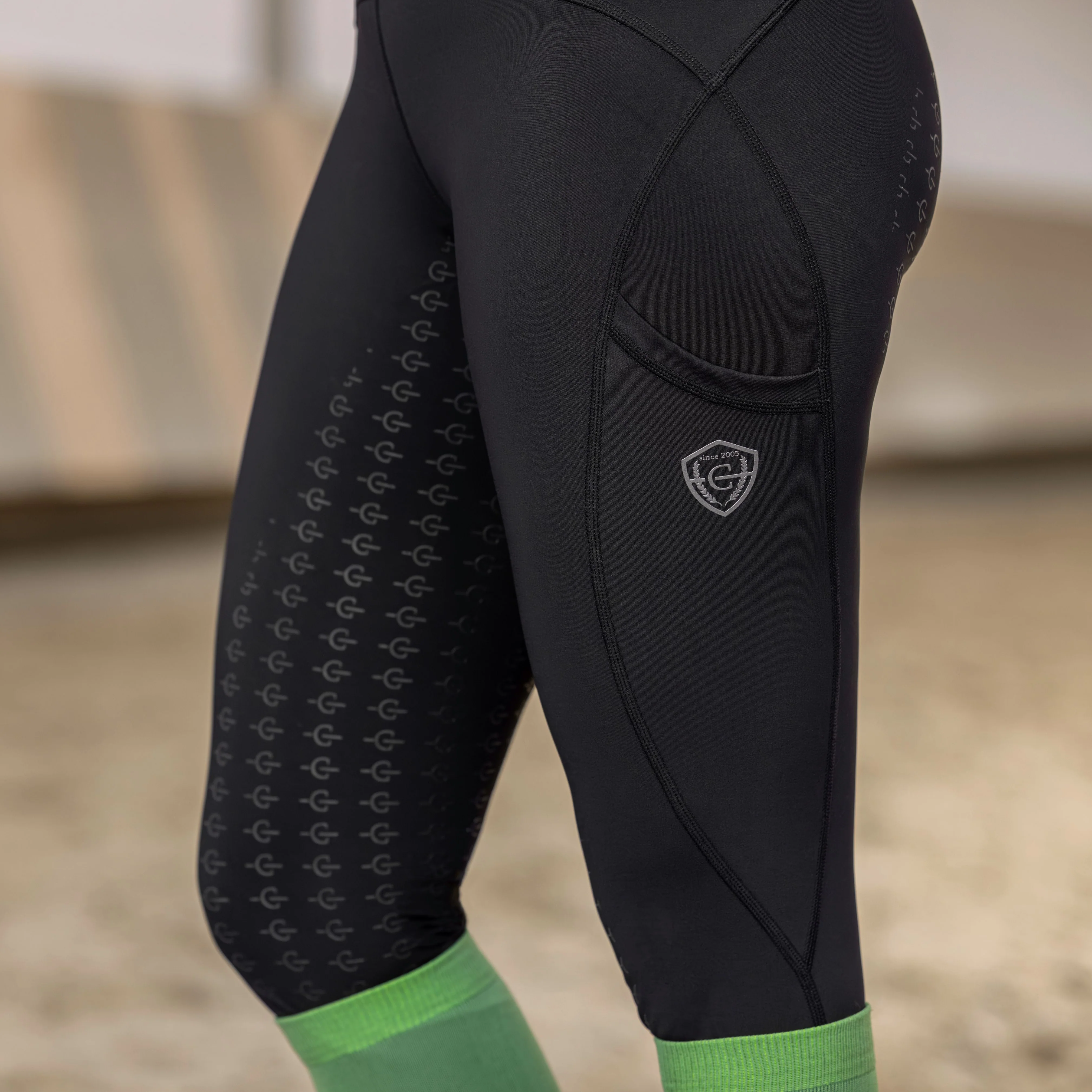 Covalliero Ladies Pull On Riding Tights - Image 9