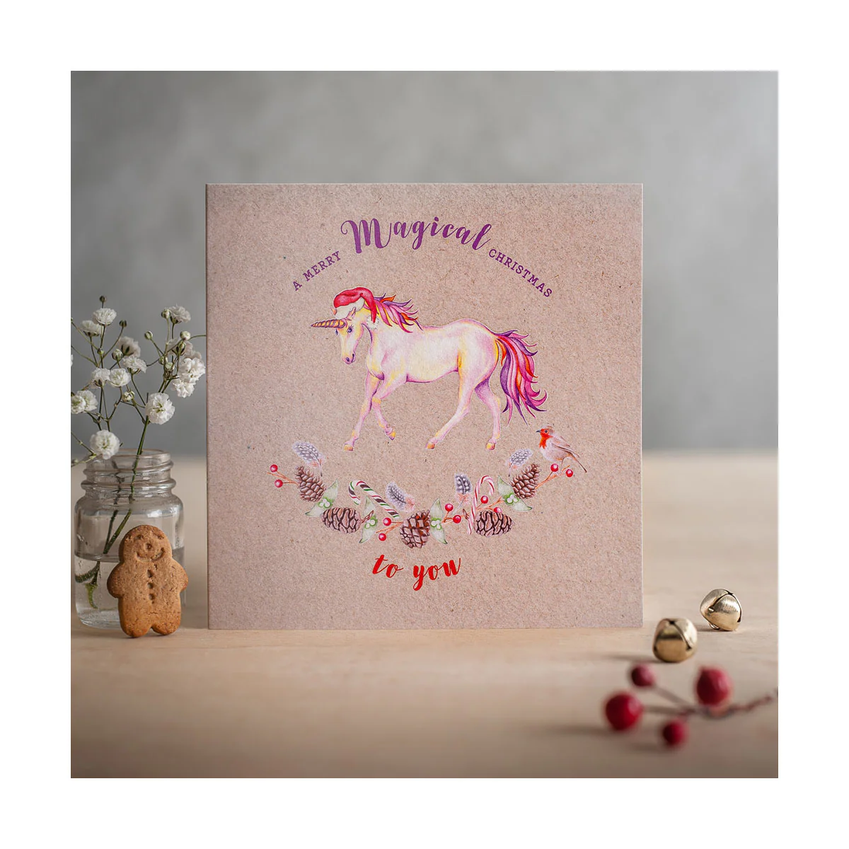 Deckled Edge Christmas Card - Image 3