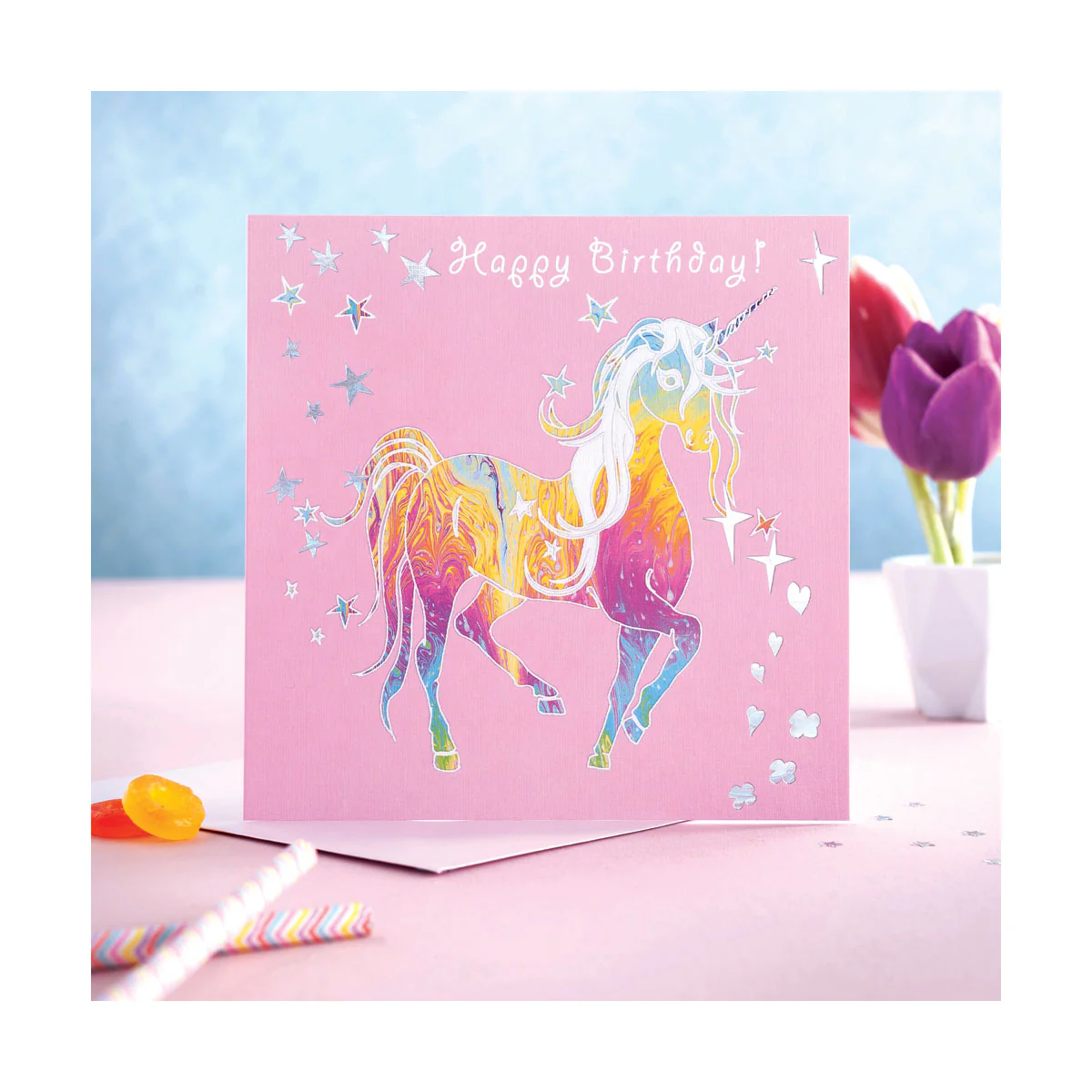 Deckled Edge Prancing Myth Card - Image 3