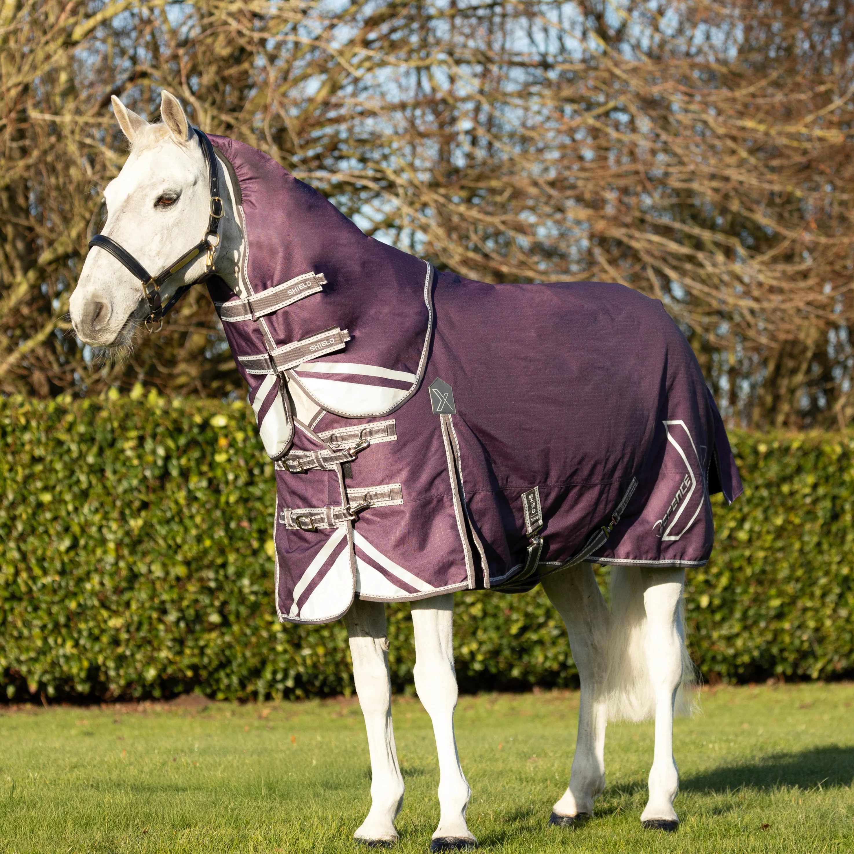 DefenceX Shield 100g Turnout Rug with Detachable Neck