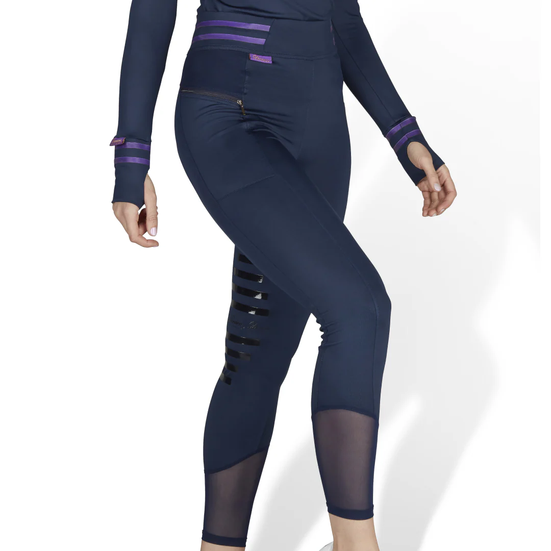 Derriere Equestrian Deauville Knee Grip Activewear Leggings - Image 8