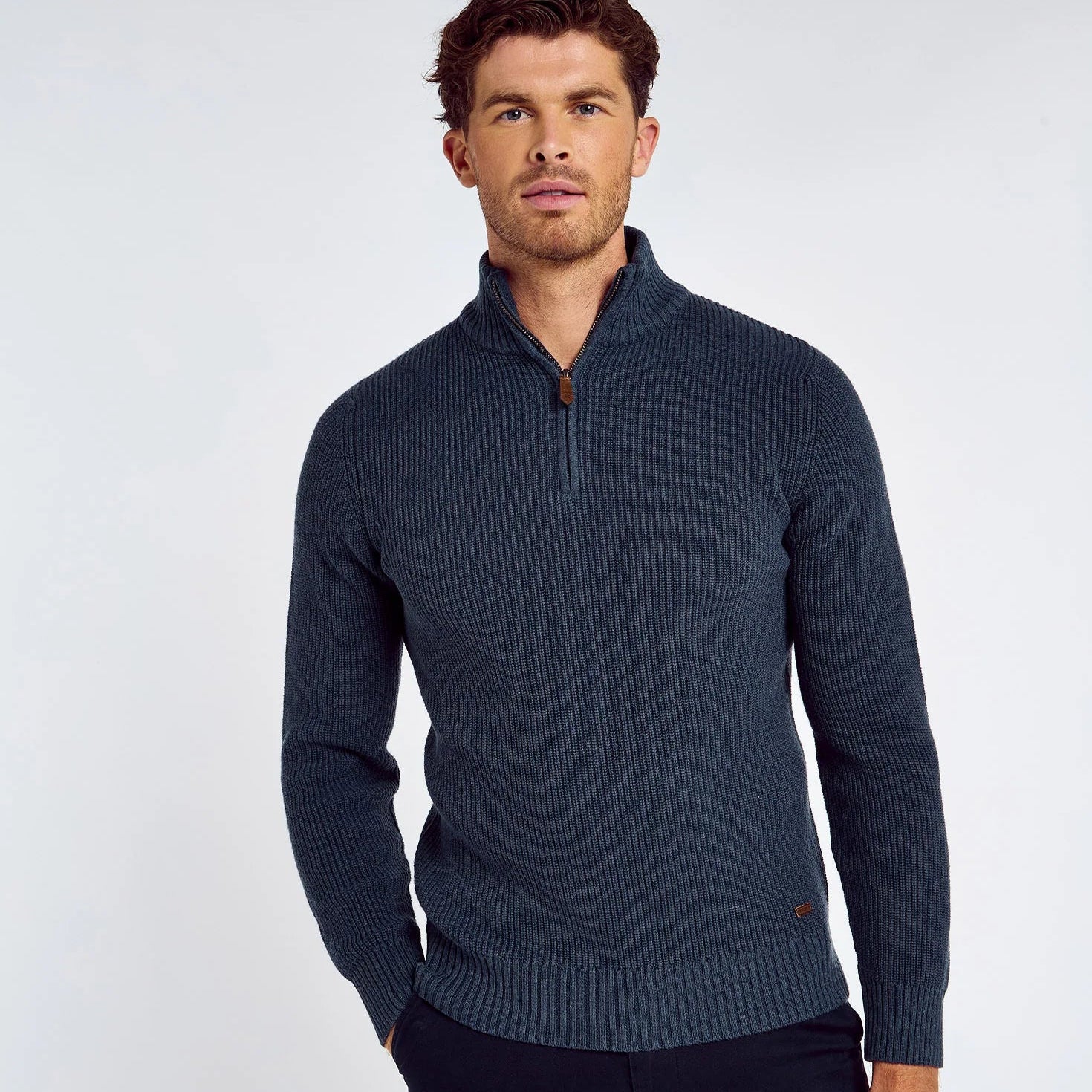 Dubarry of Ireland Portmarnock Men’s Fisherman Zip Neck - Image 3