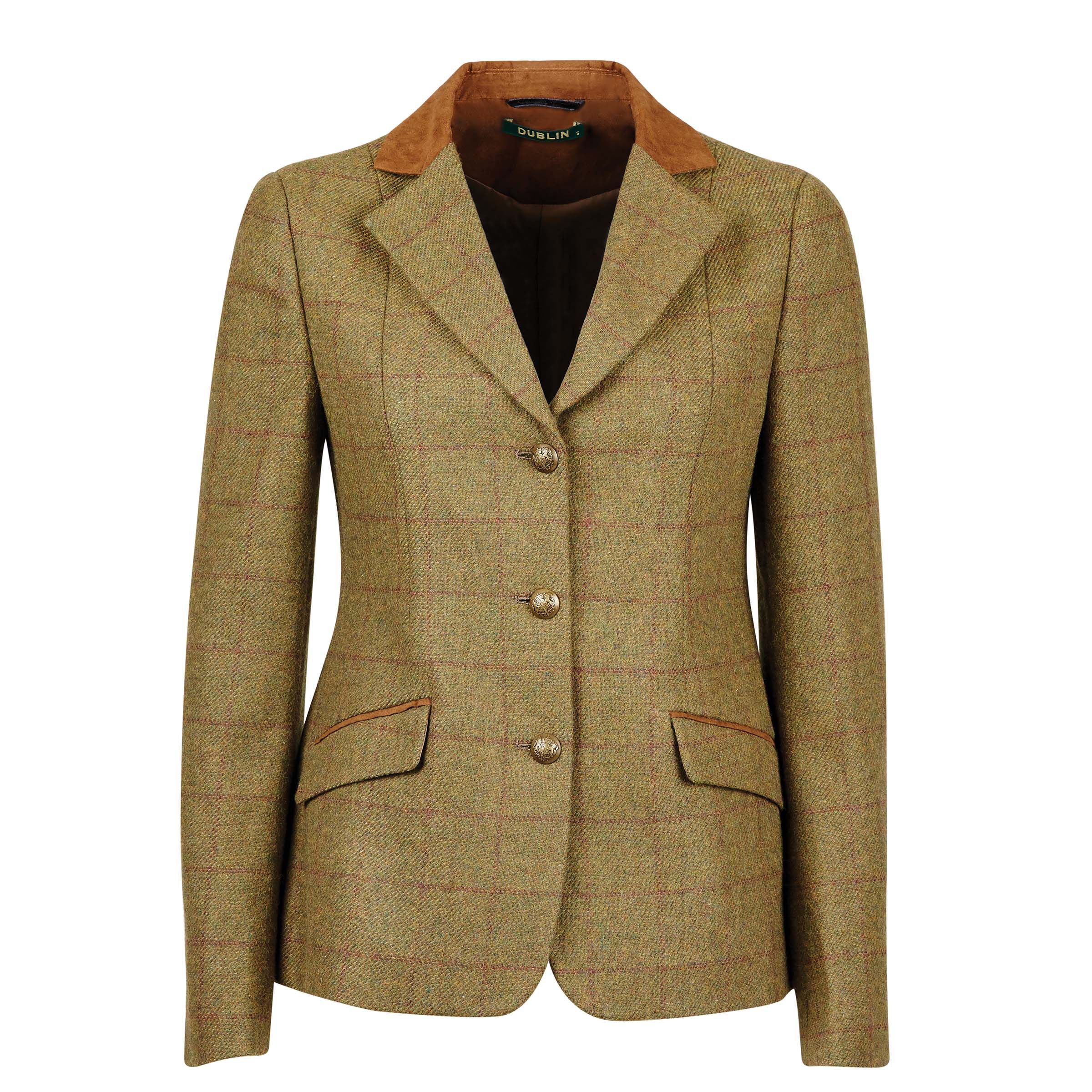 Dublin Albany Tweed Suede Collar Tailored Childrens Jacket