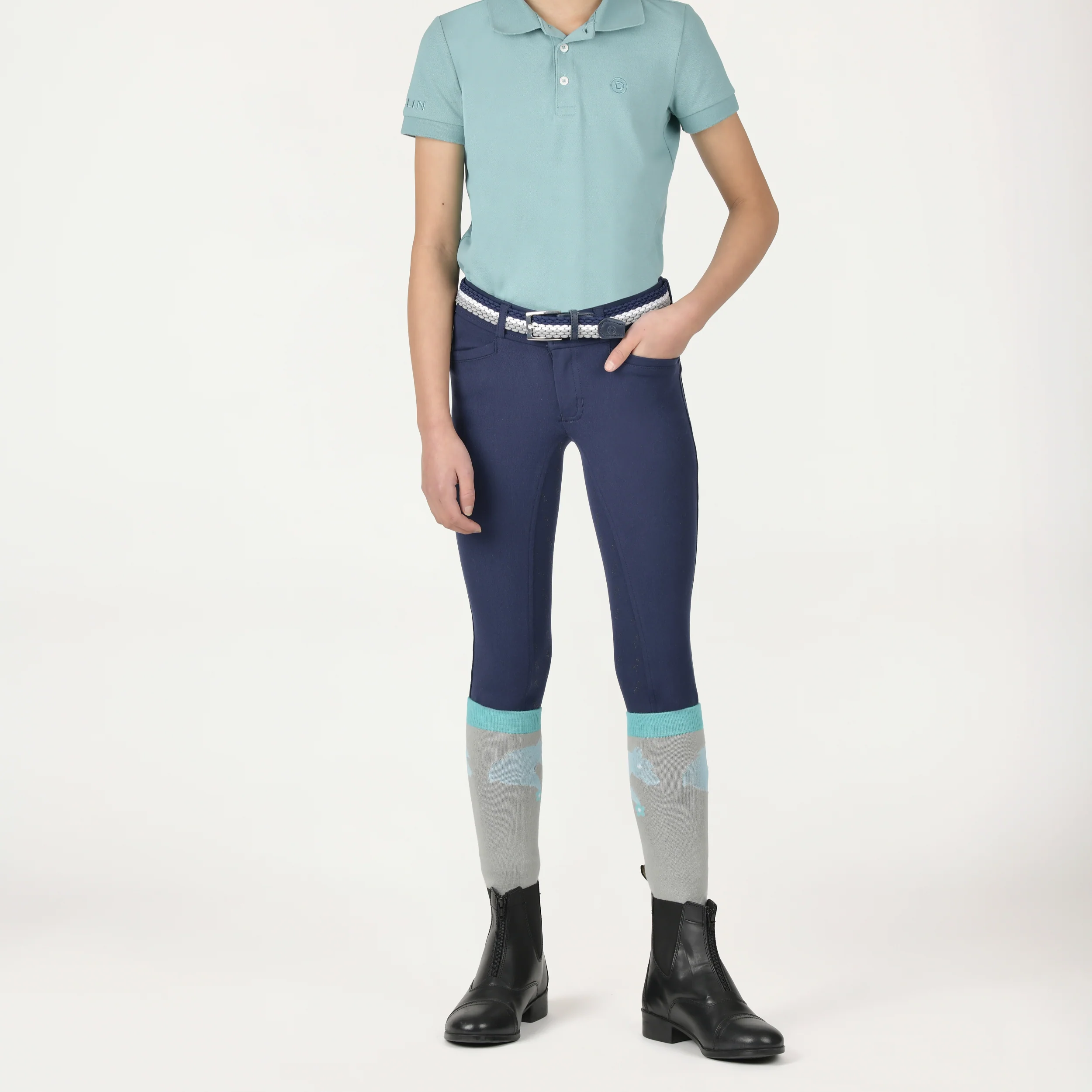 Dublin Kids Cammy Comfort Twill Breeches - Image 12