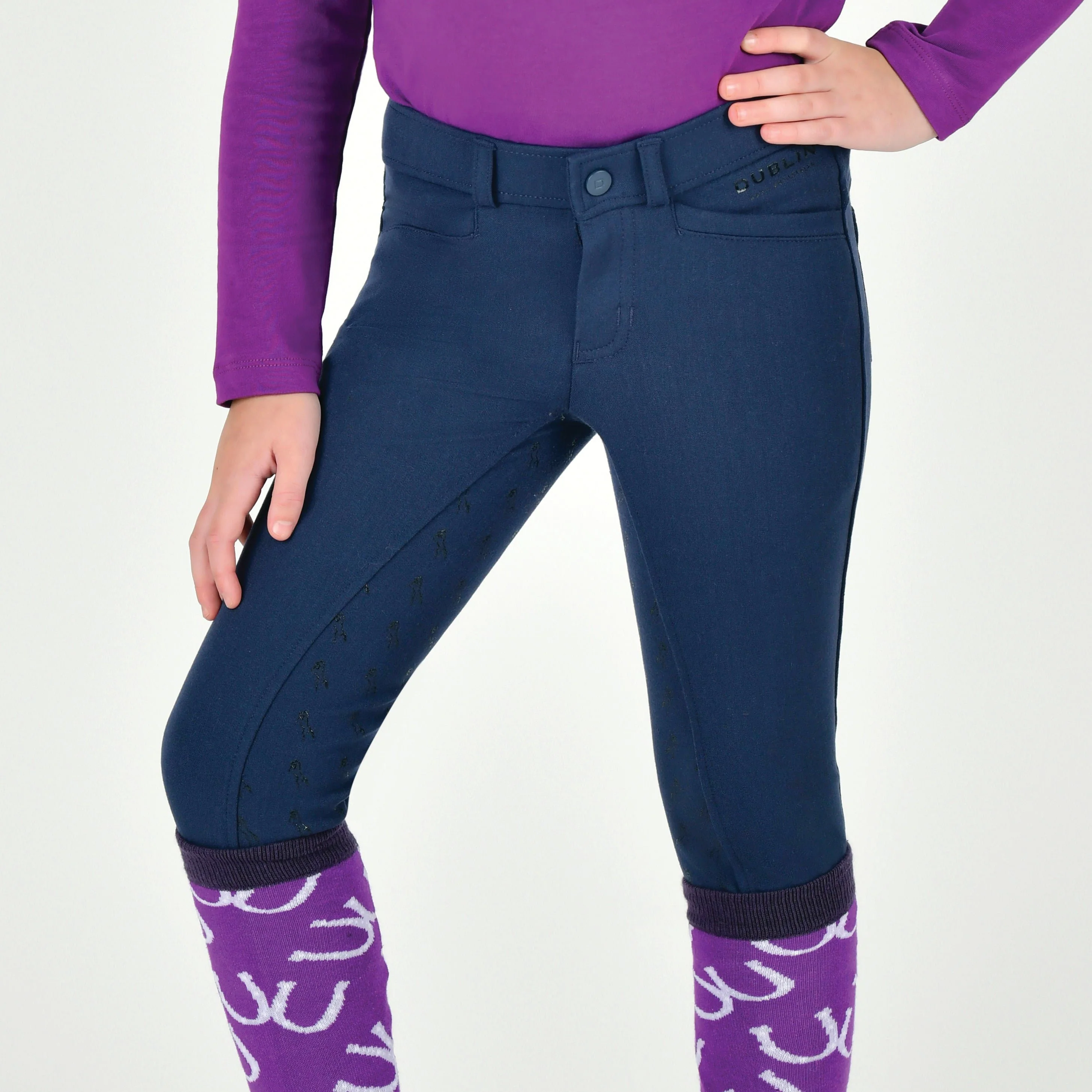 Dublin Kids Cammy Comfort Twill Breeches - Image 14