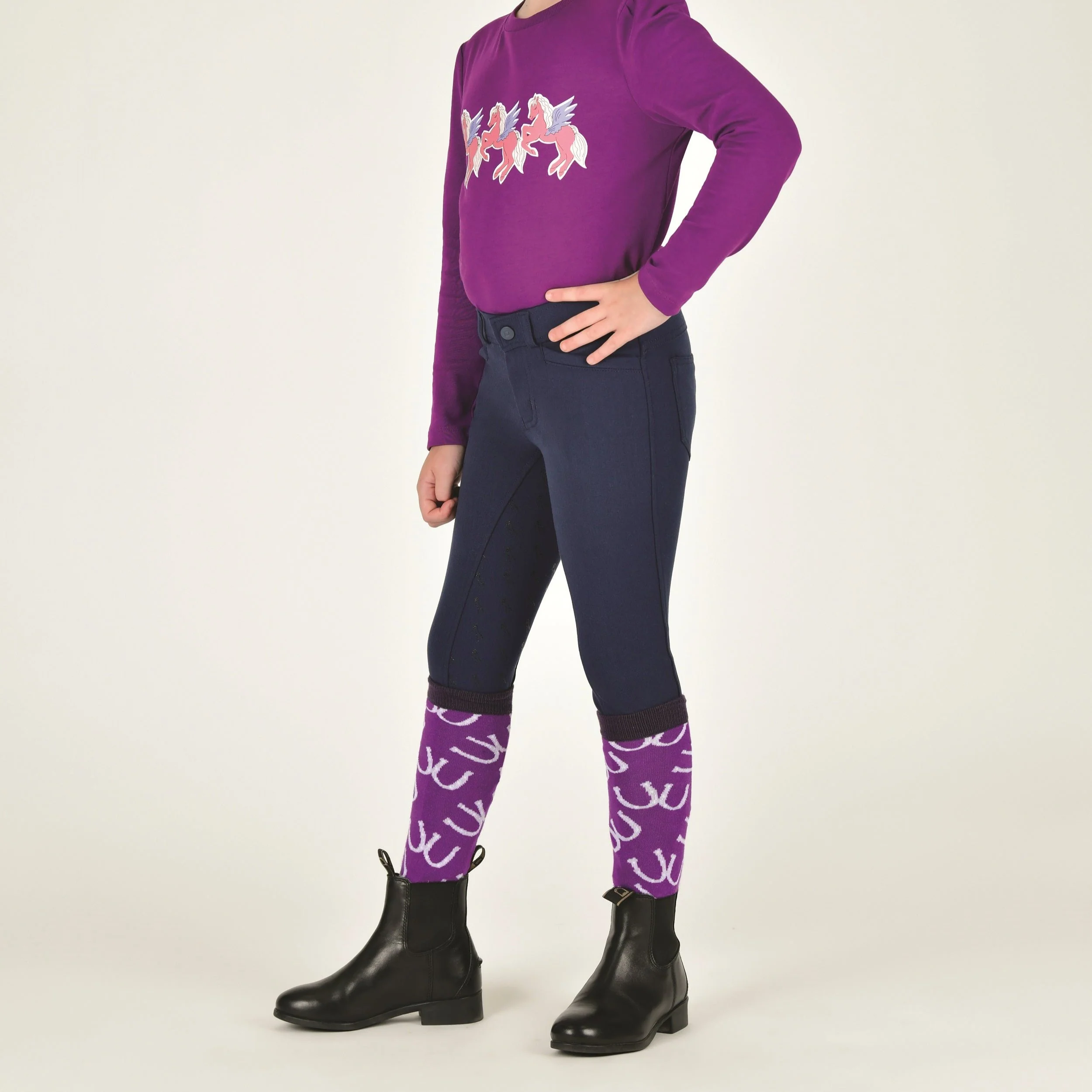 Dublin Kids Cammy Comfort Twill Breeches - Image 16
