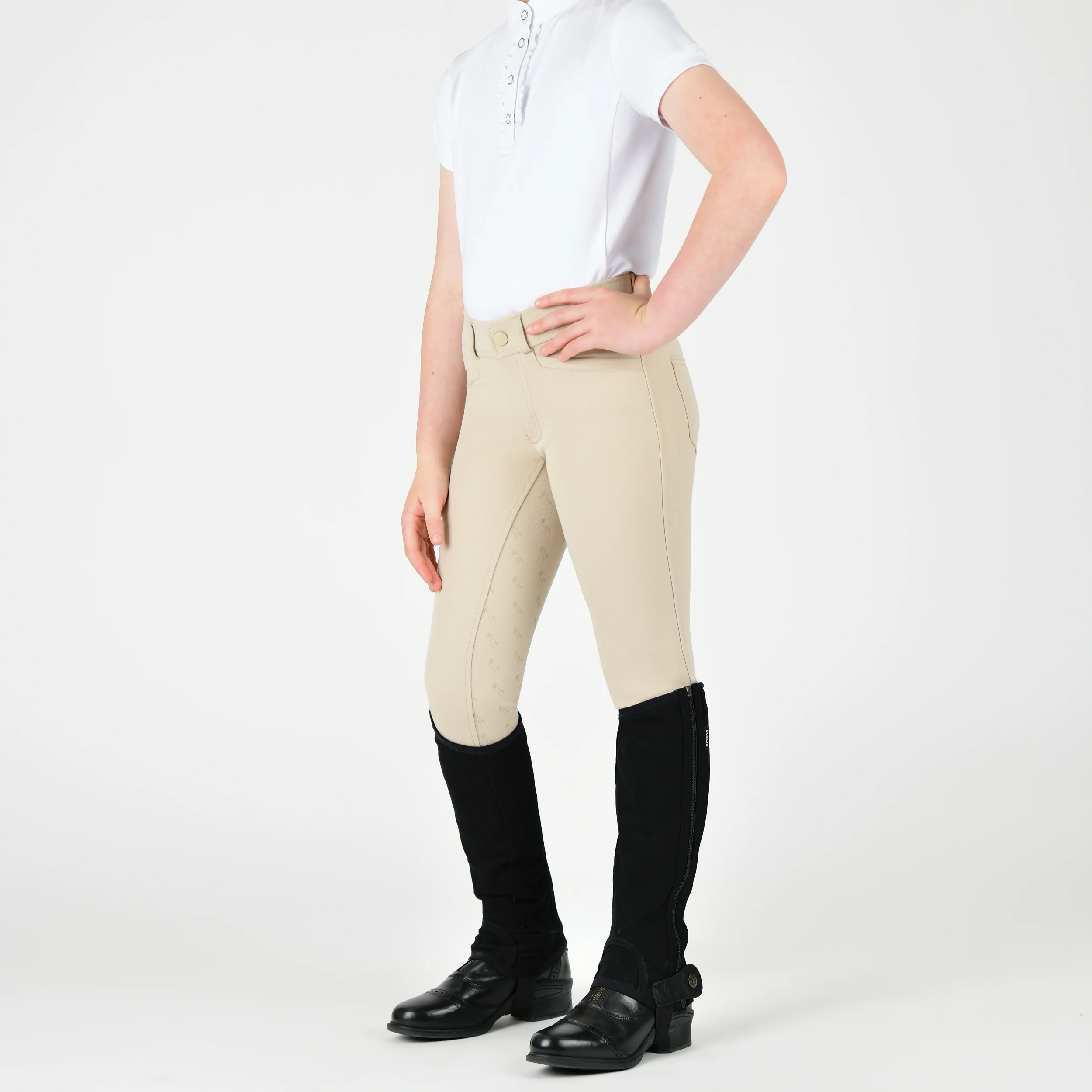 Dublin Kids Cammy Comfort Twill Breeches - Image 6