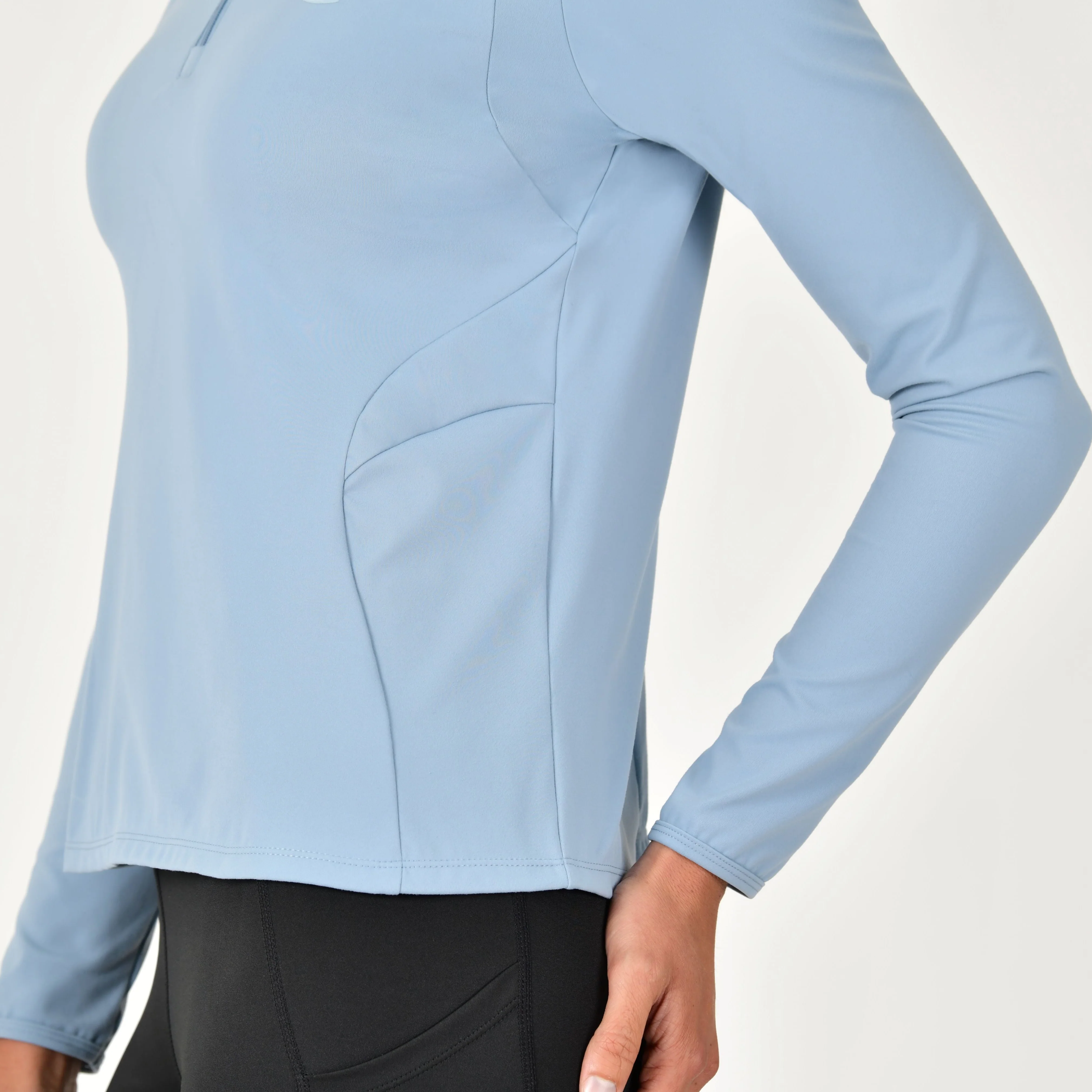 Dublin Ladies Brushed Fitted Base Layer Riding Top - Image 5
