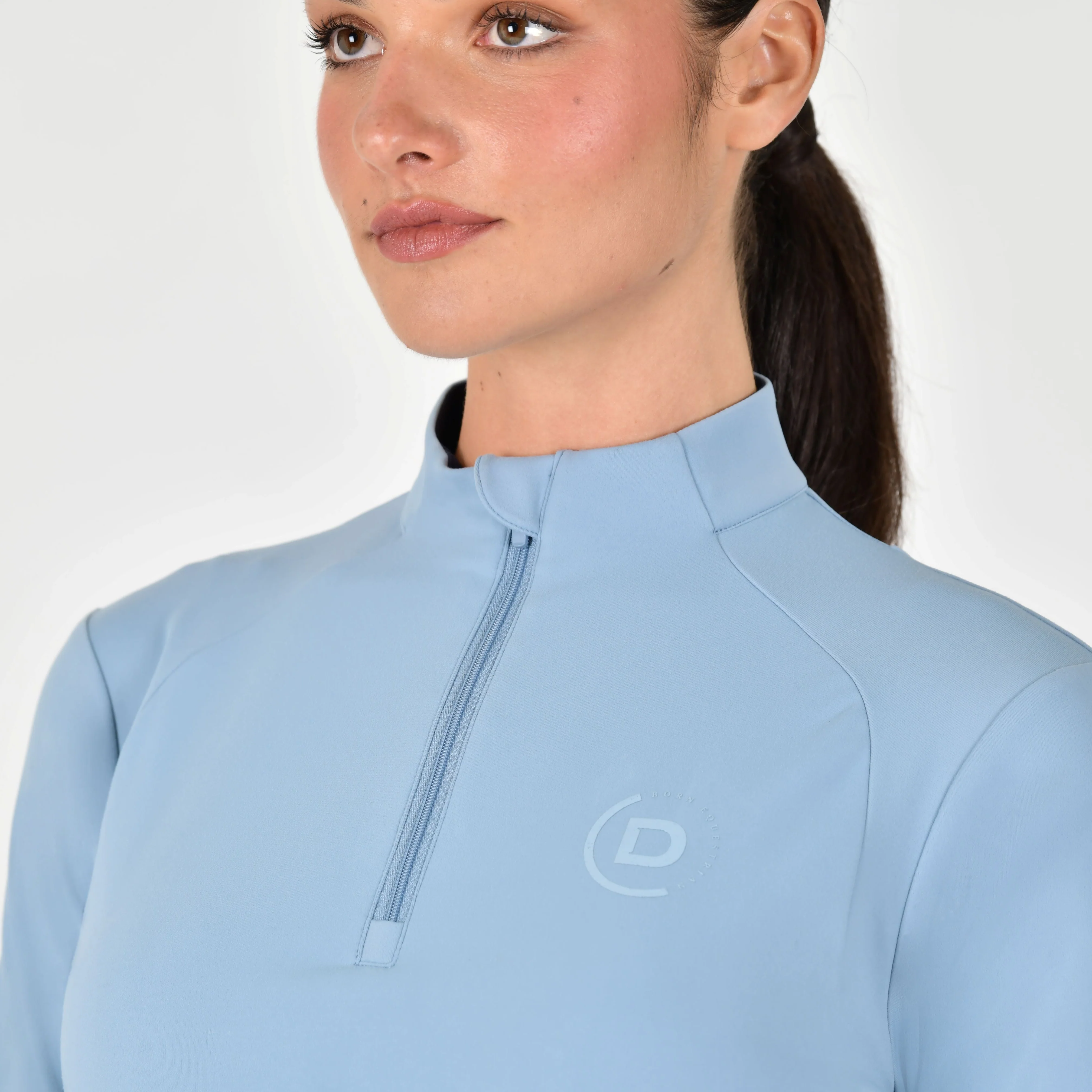 Dublin Ladies Brushed Fitted Base Layer Riding Top - Image 6