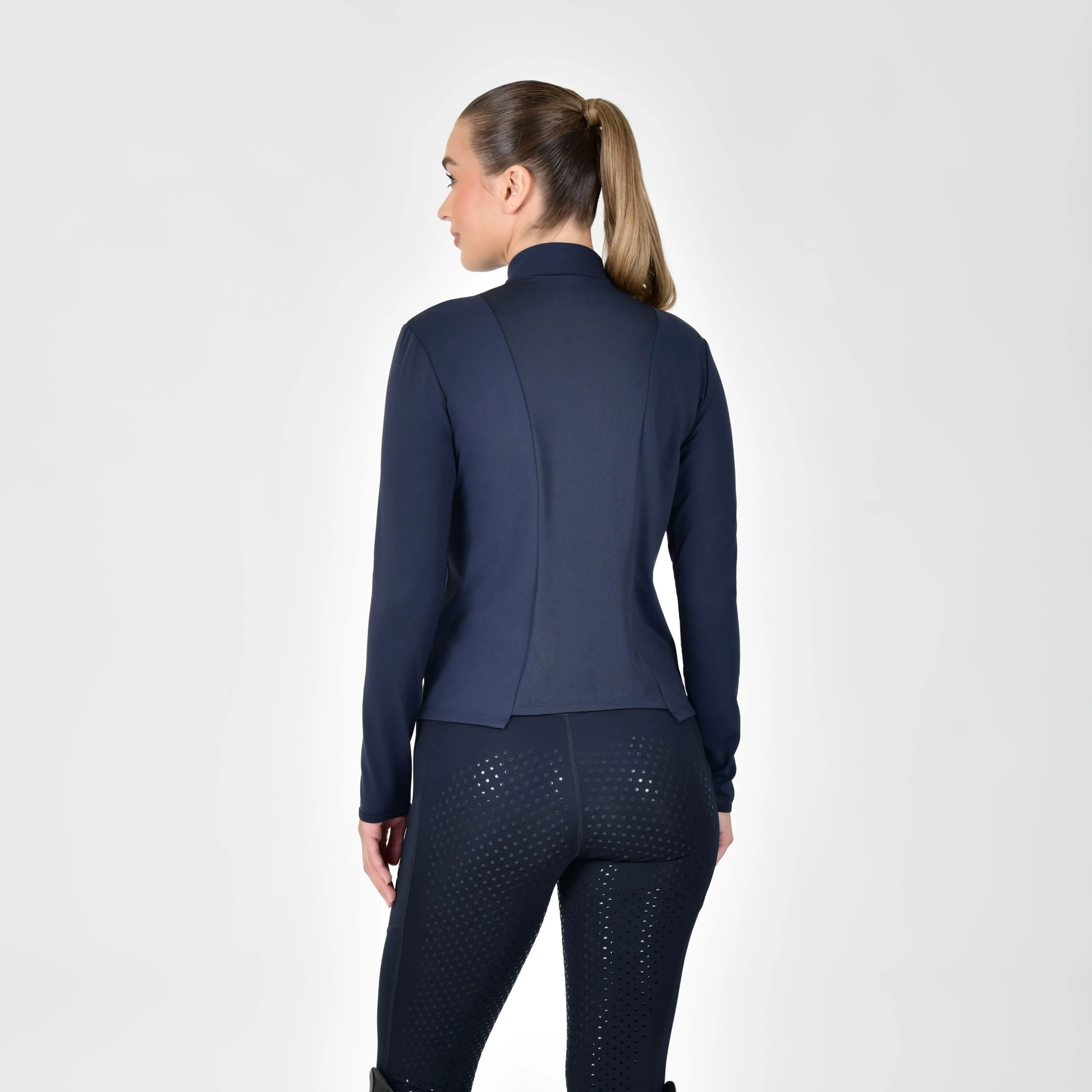 Dublin Ladies Brushed Fitted Base Layer Riding Top - Image 9