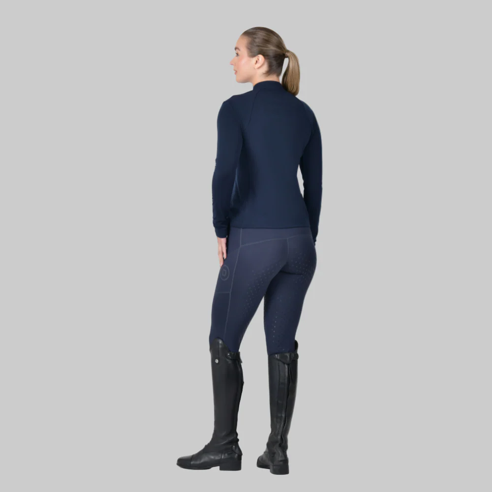 Dublin Ladies Brushed Long Sleeve Riding Top - Image 4