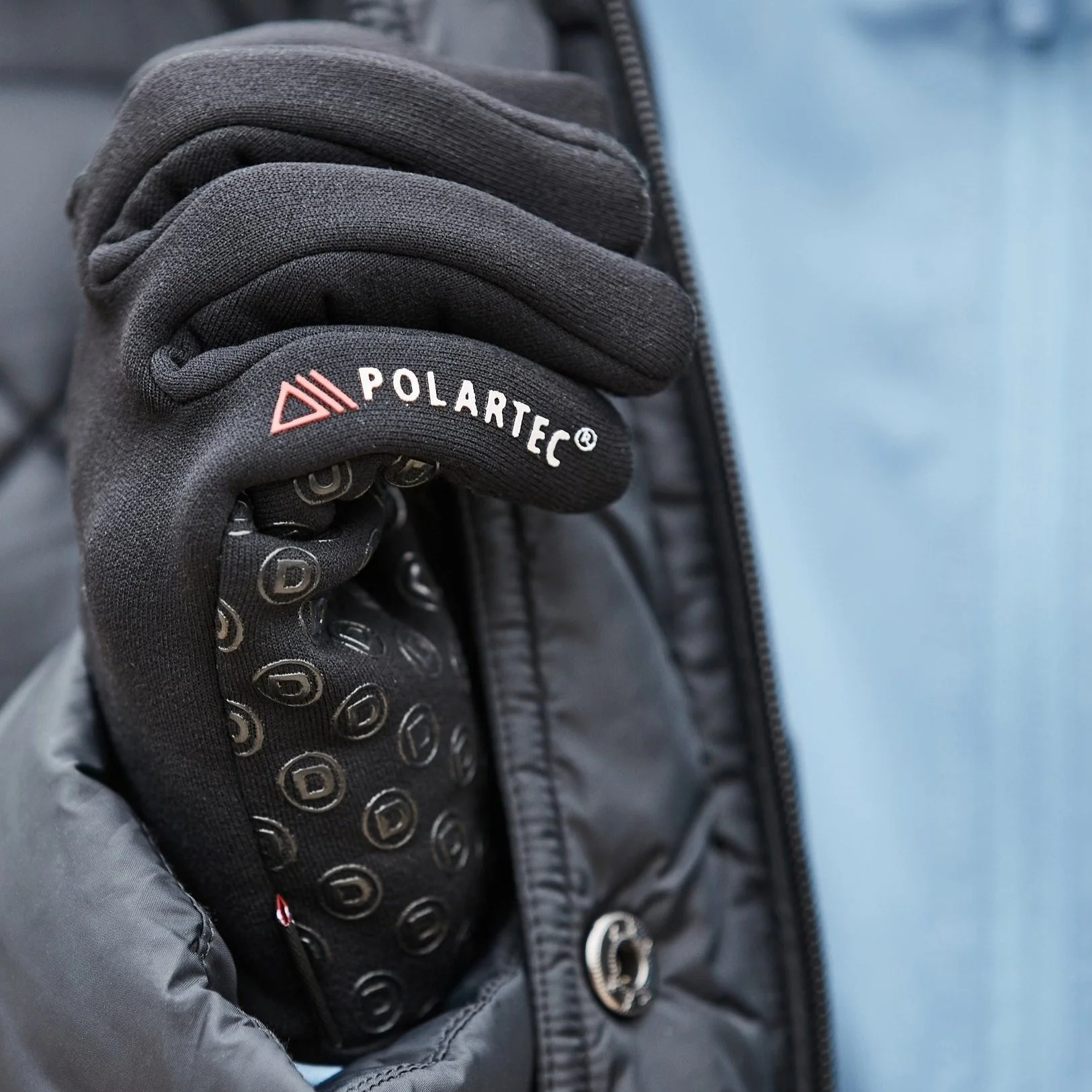 Dublin Polartec Fleece Riding Gloves - Image 2
