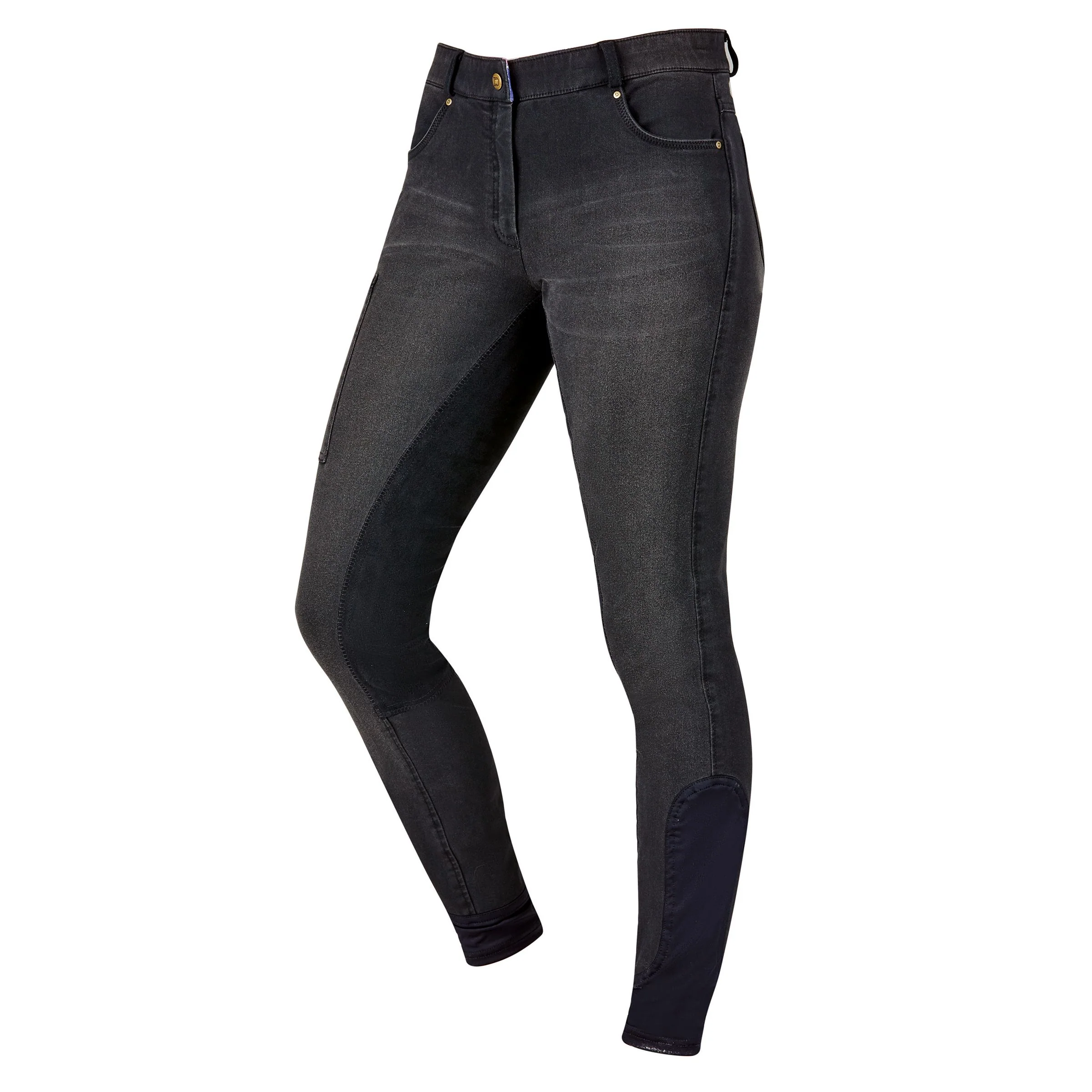 Dublin Shona Full Suede Seat Denim Breeches - Image 5