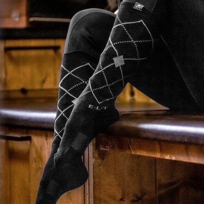 E.L.T Argyle Riding Socks - Image 2