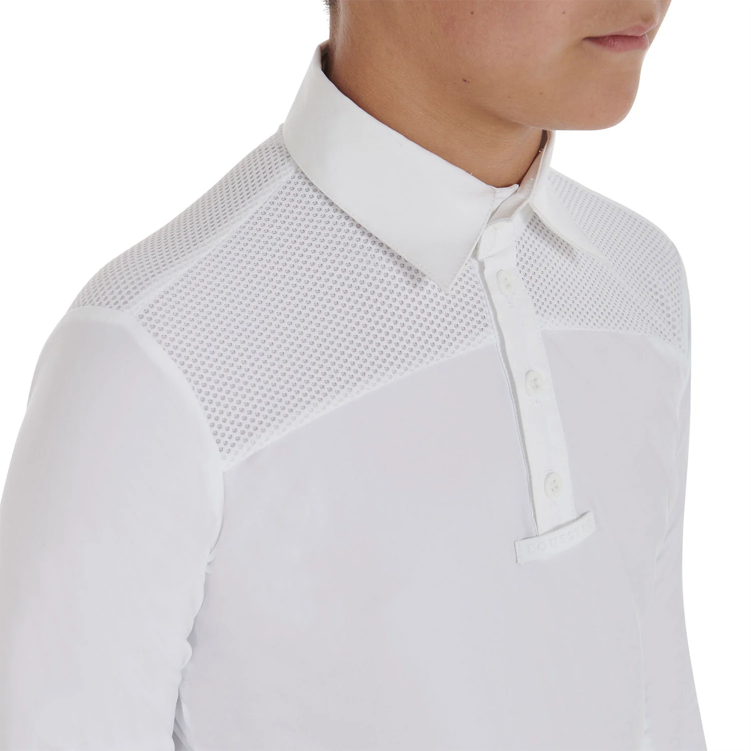 Equestro Boys' Long-Sleeved Polo Shirt With Buttons - Image 3