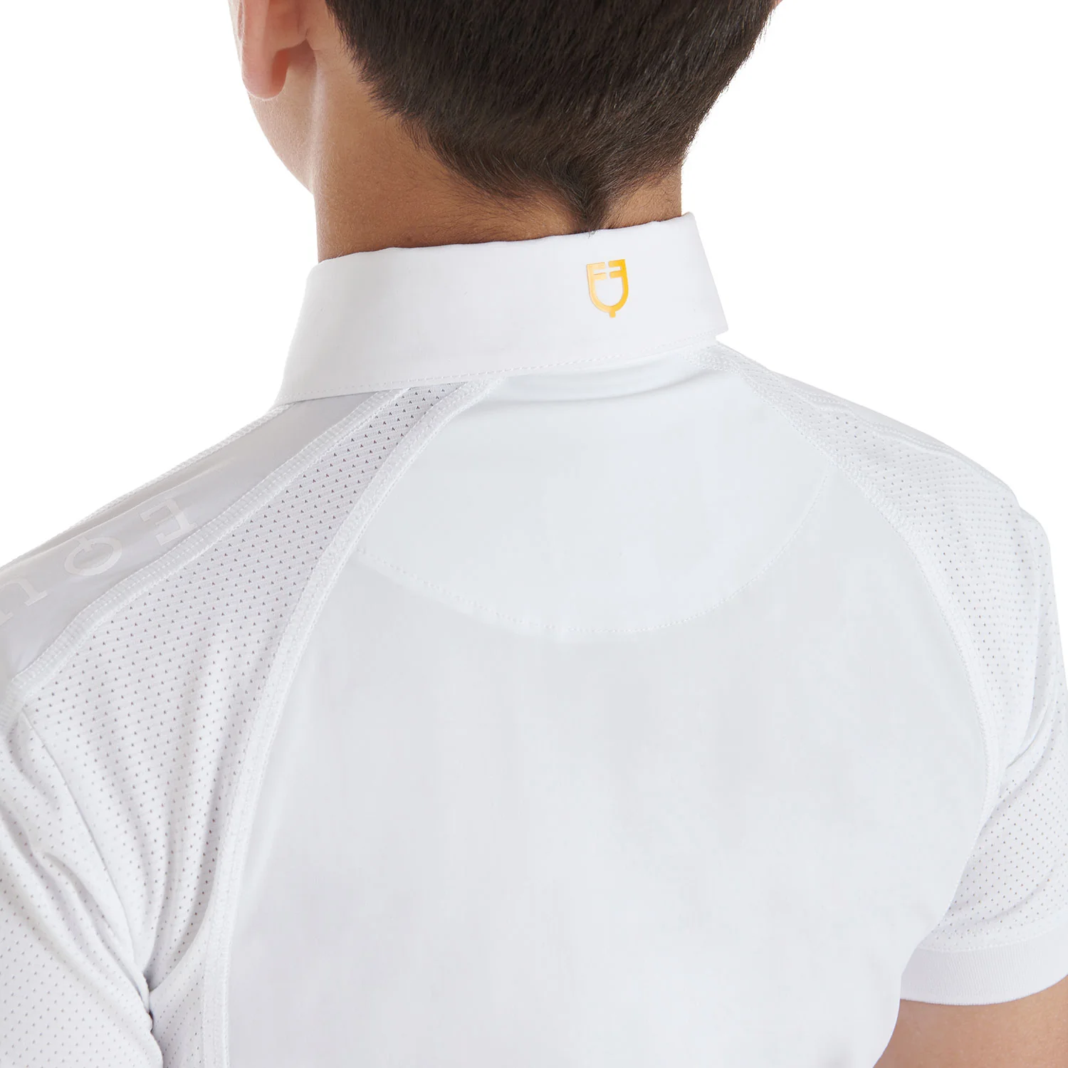 Equestro Boys' Slim Fit Competition Polo Shirt Four-Buttons - Image 2