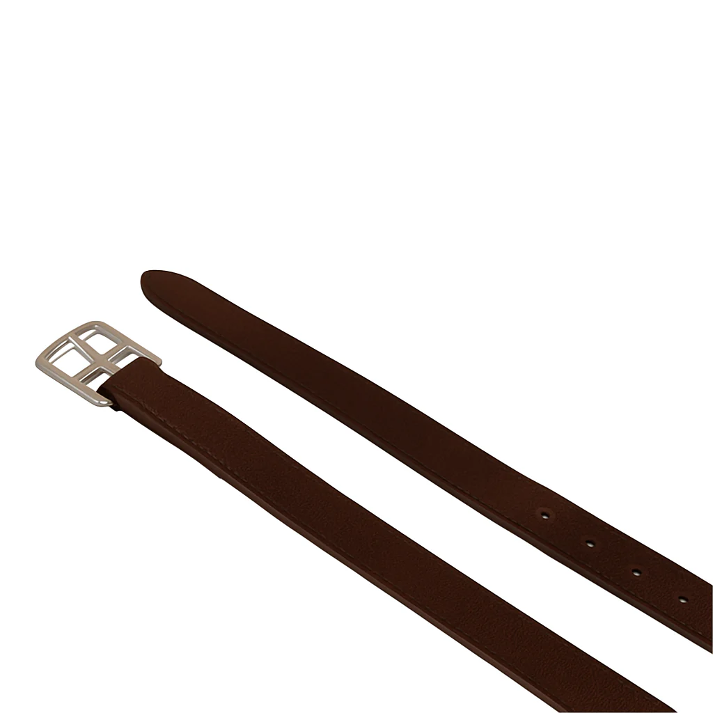 Equestro Chrome Stirrups Leather - Image 2
