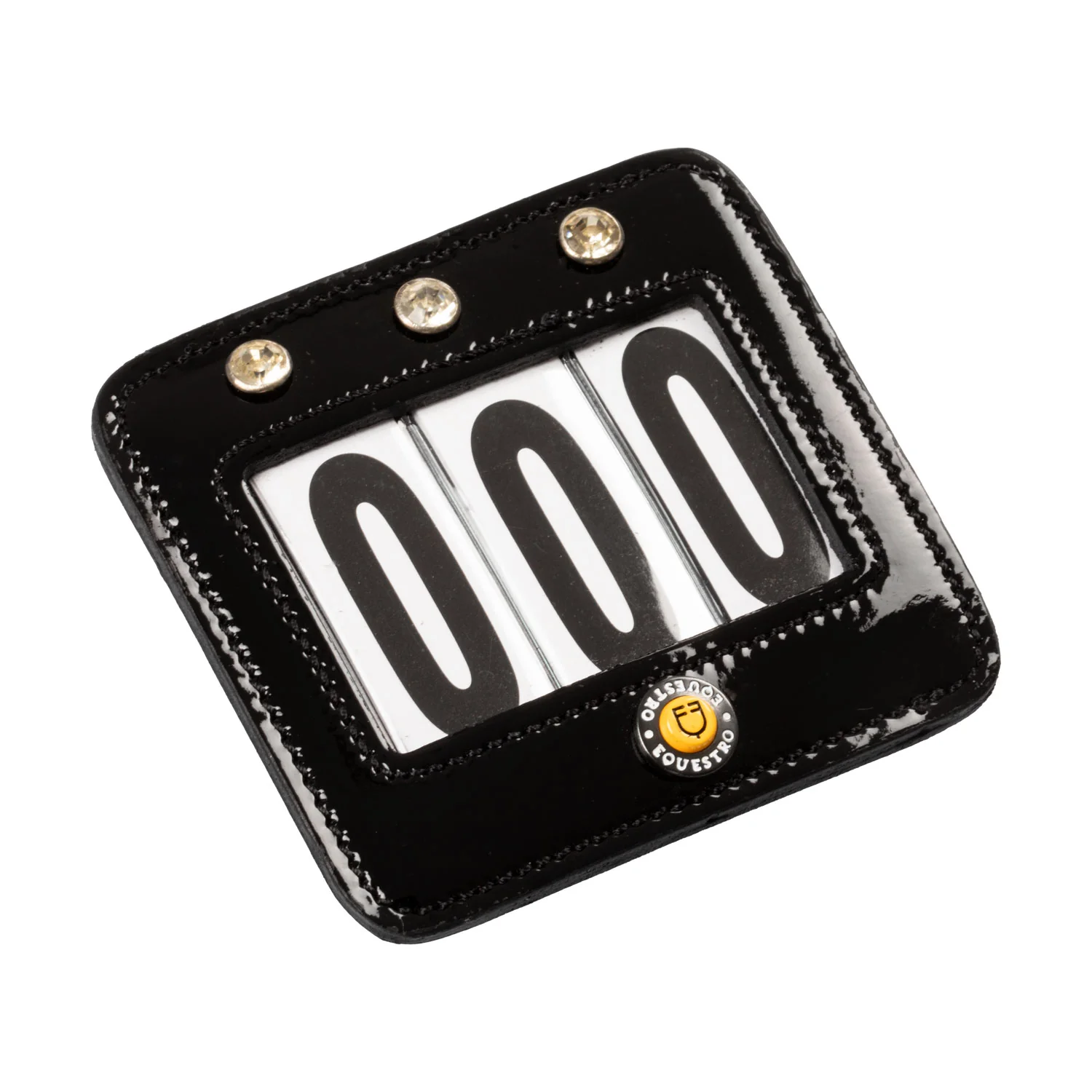 Equestro Competition Number Holder With Crystals - Image 2