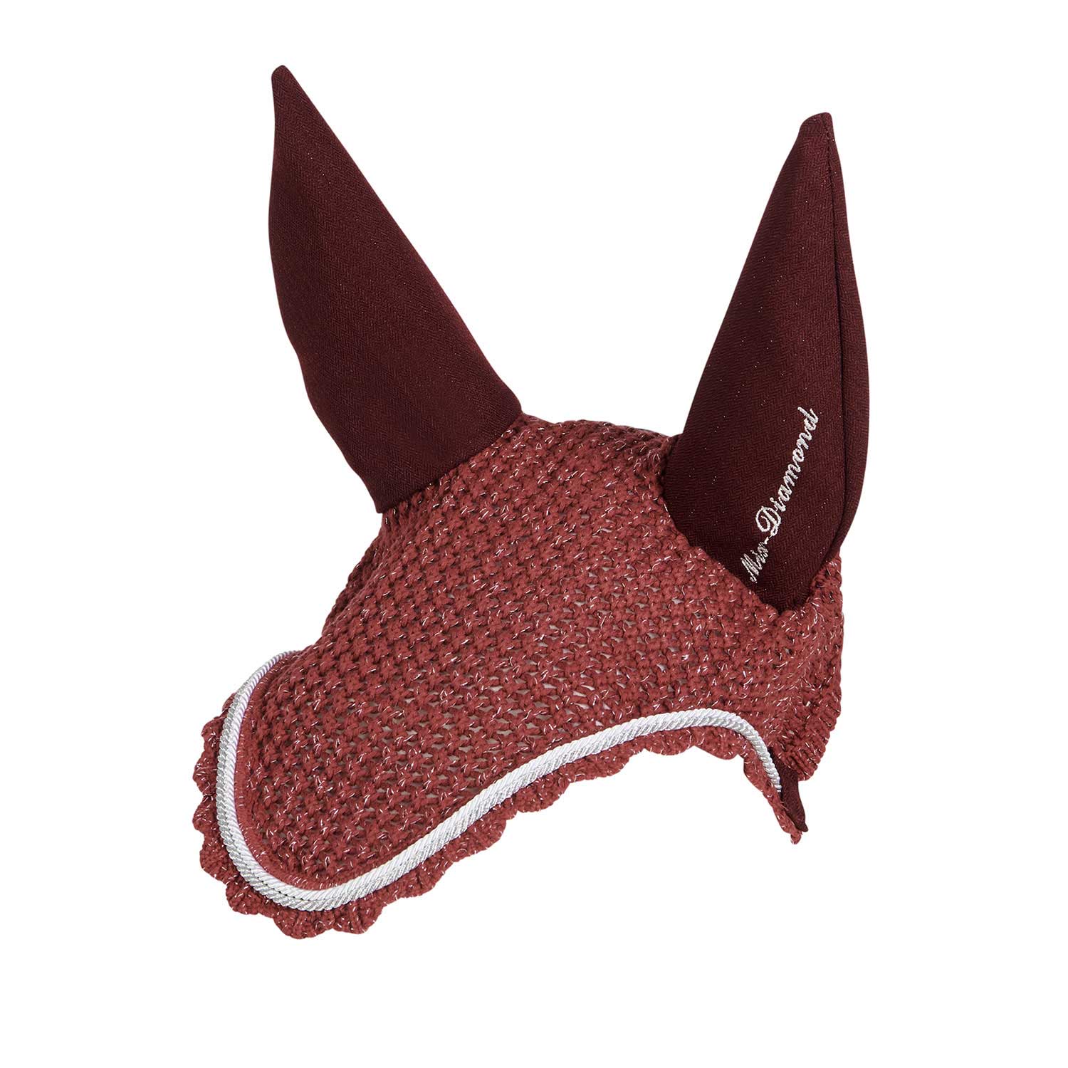 Equestro Cotton Fly Veil With Cordura Fabric And Glitter