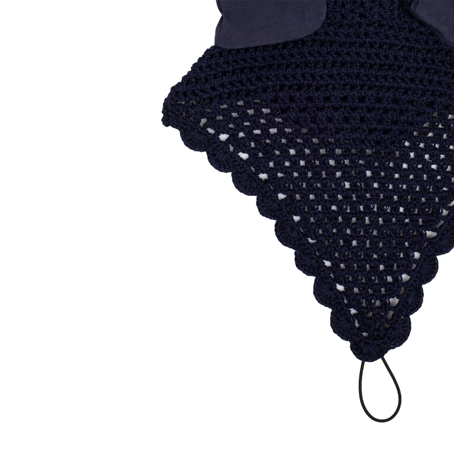 Equestro Cotton Fly Veil With Noseband Attachment - Image 10