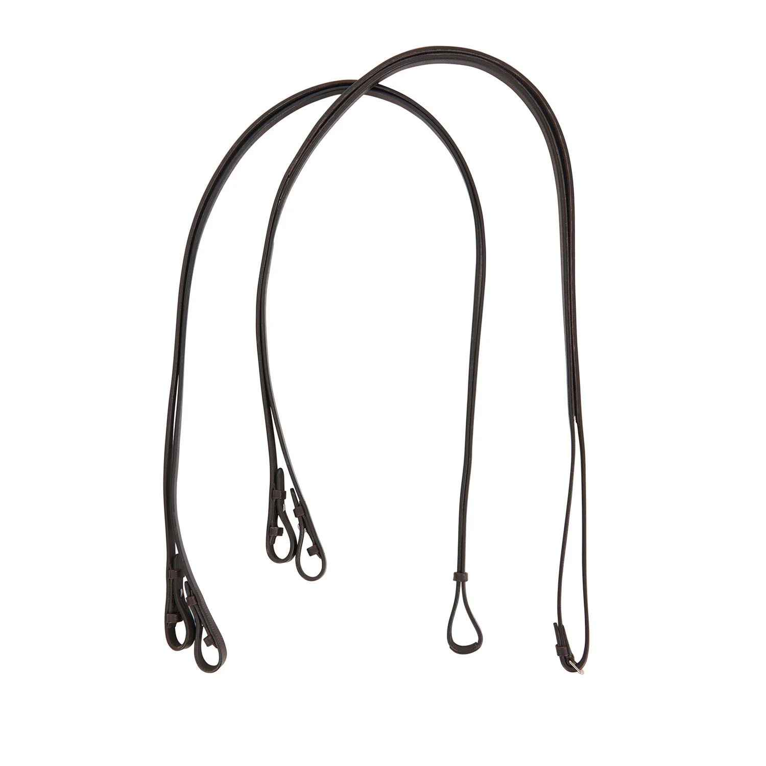 Equestro Dressage Leather Double Reins - Image 3