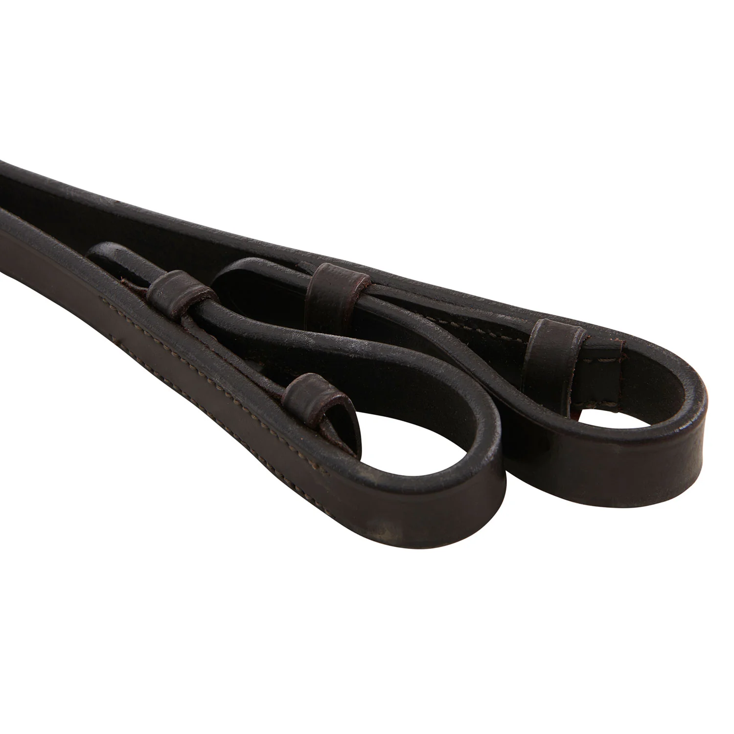 Equestro Dressage Leather Double Reins - Image 4