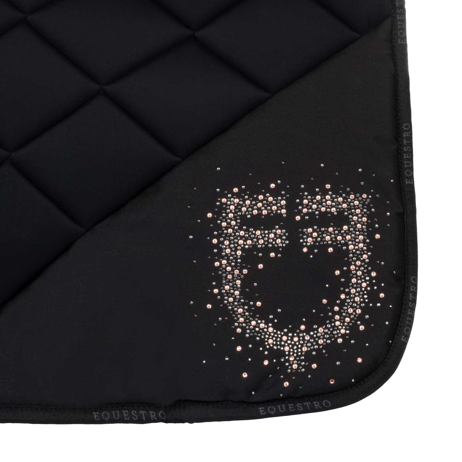 Equestro Dressage Saddle Pad Rhinestone Logo - Image 5
