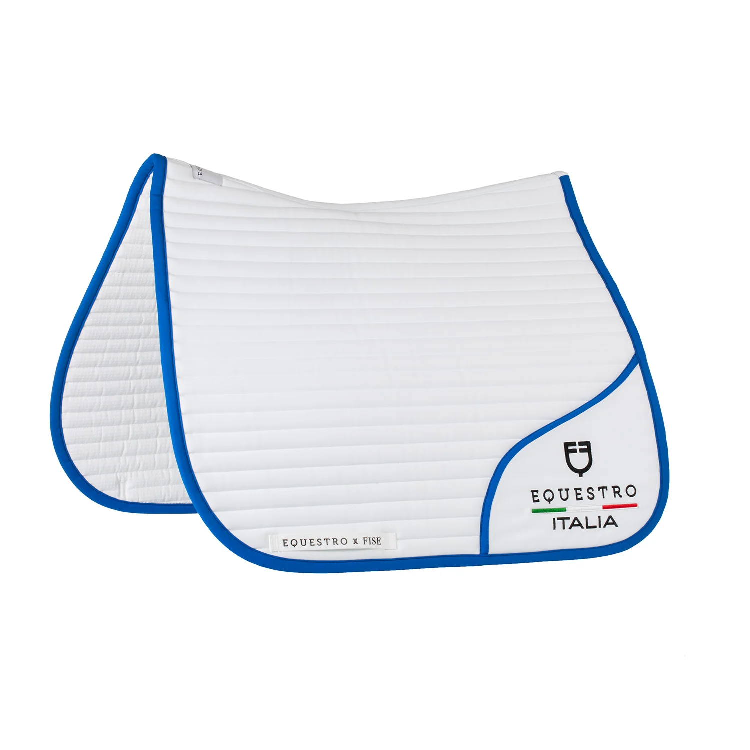 Equestro Dressage Saddle Pad With Embroidered Logo Equestro X Fise