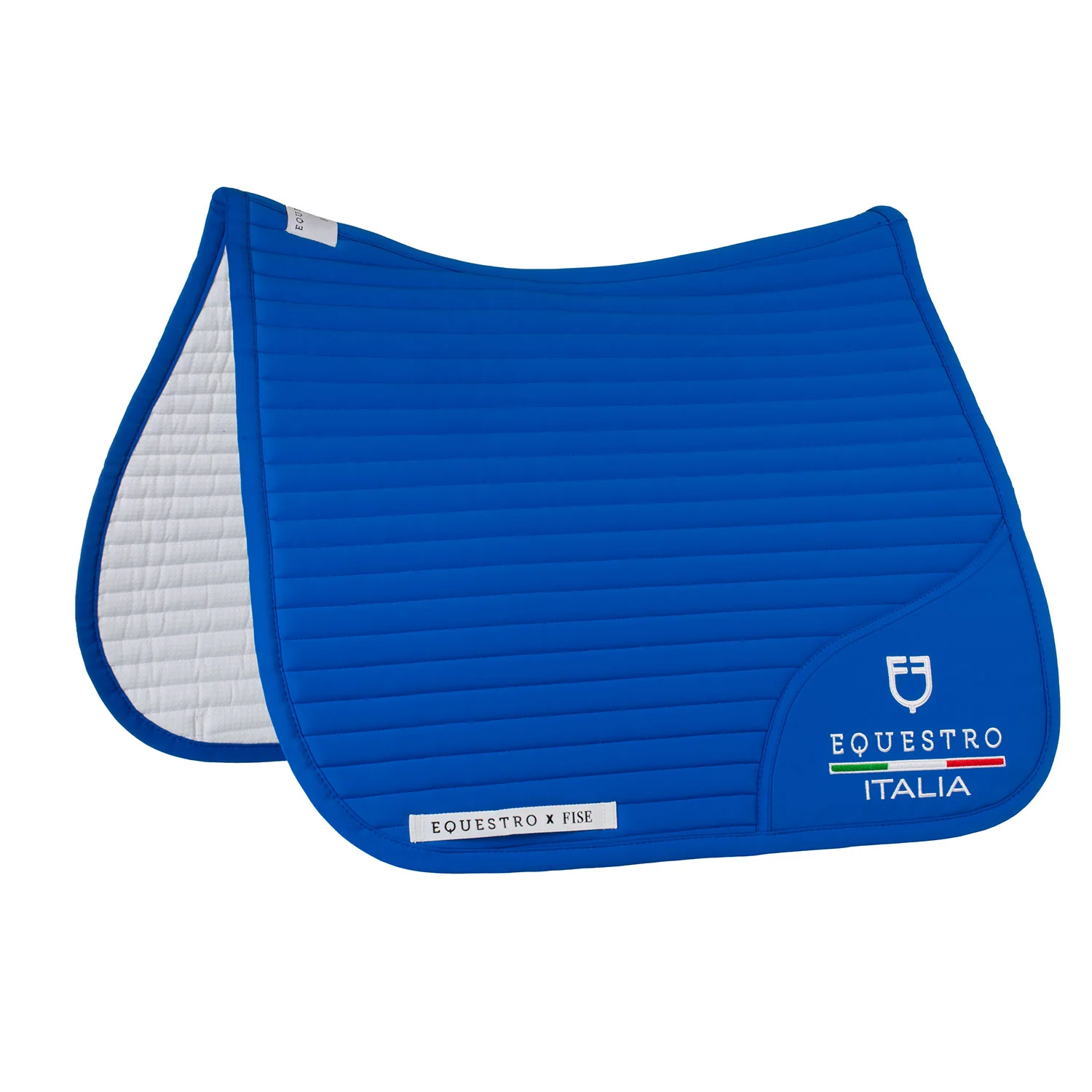 Equestro Dressage Saddle Pad With Embroidered Logo Equestro X Fise - Image 6