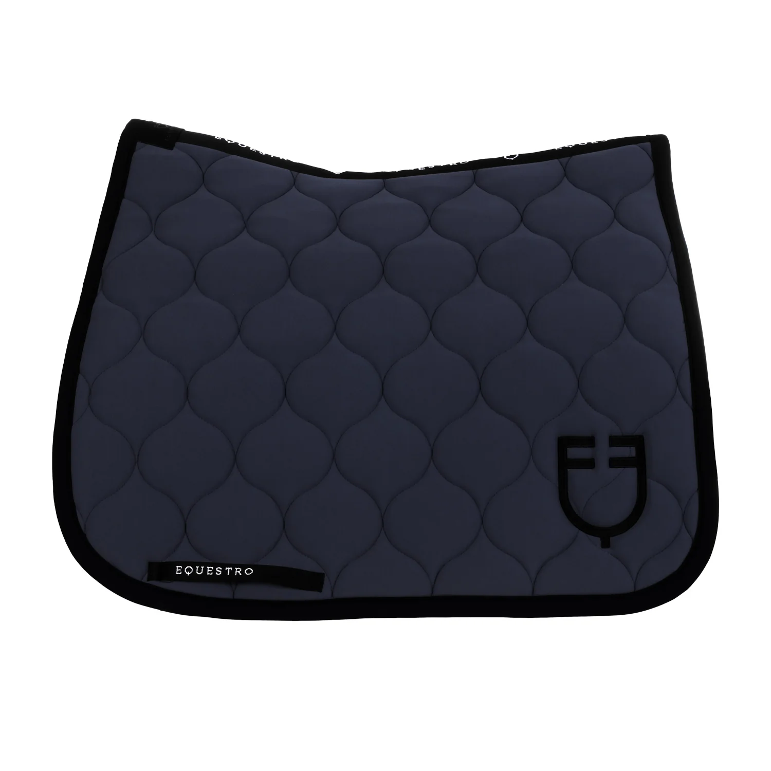 Equestro Dressage Saddle Pad With Onion Quilting - Image 12