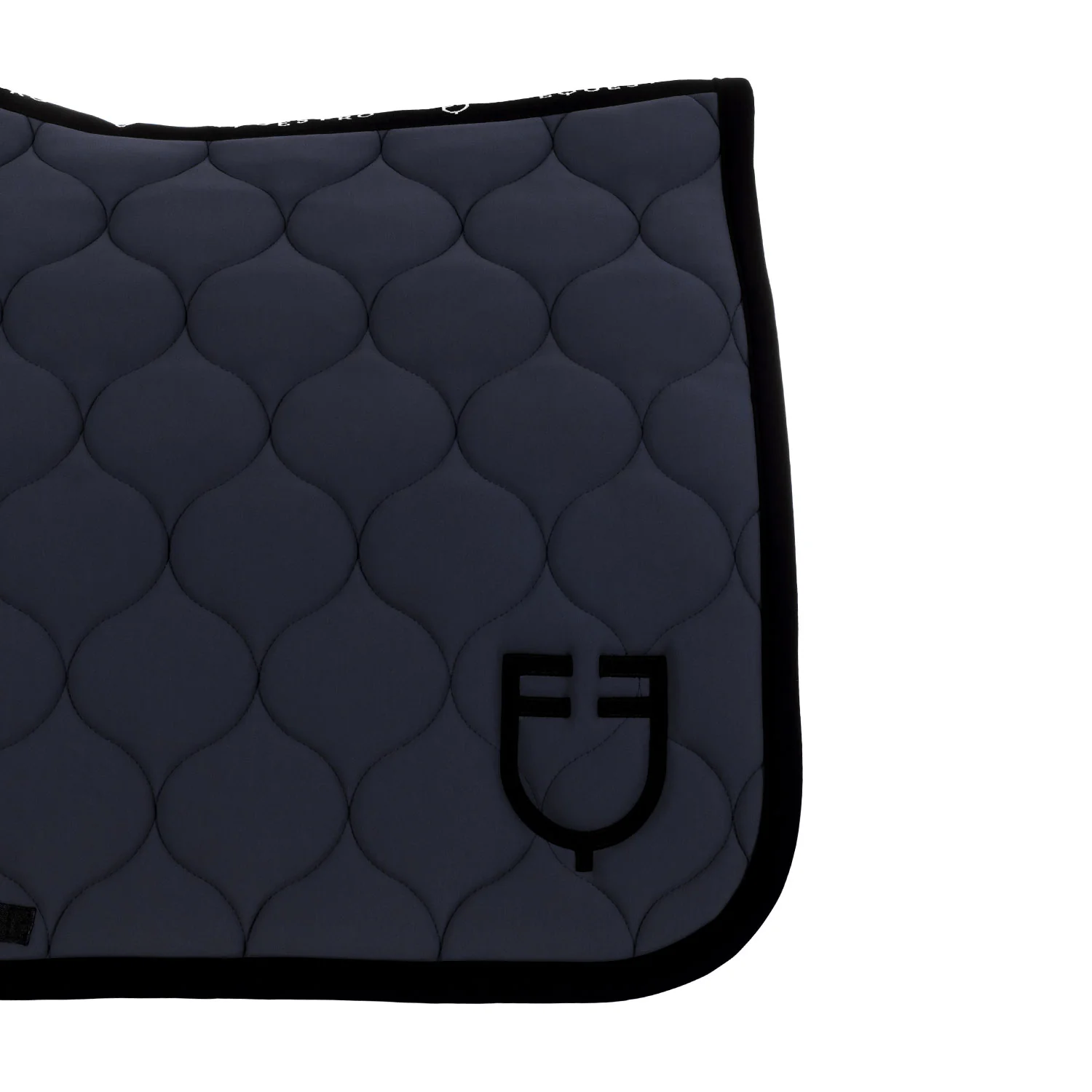 Equestro Dressage Saddle Pad With Onion Quilting - Image 15