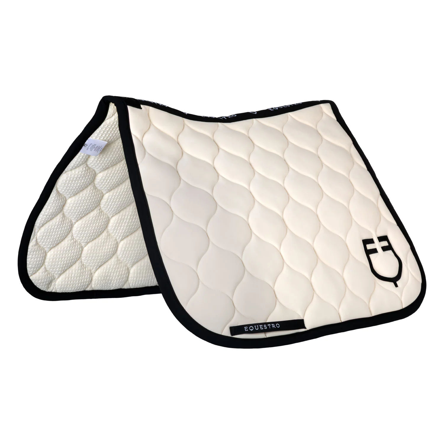 Equestro Dressage Saddle Pad With Onion Quilting - Image 16